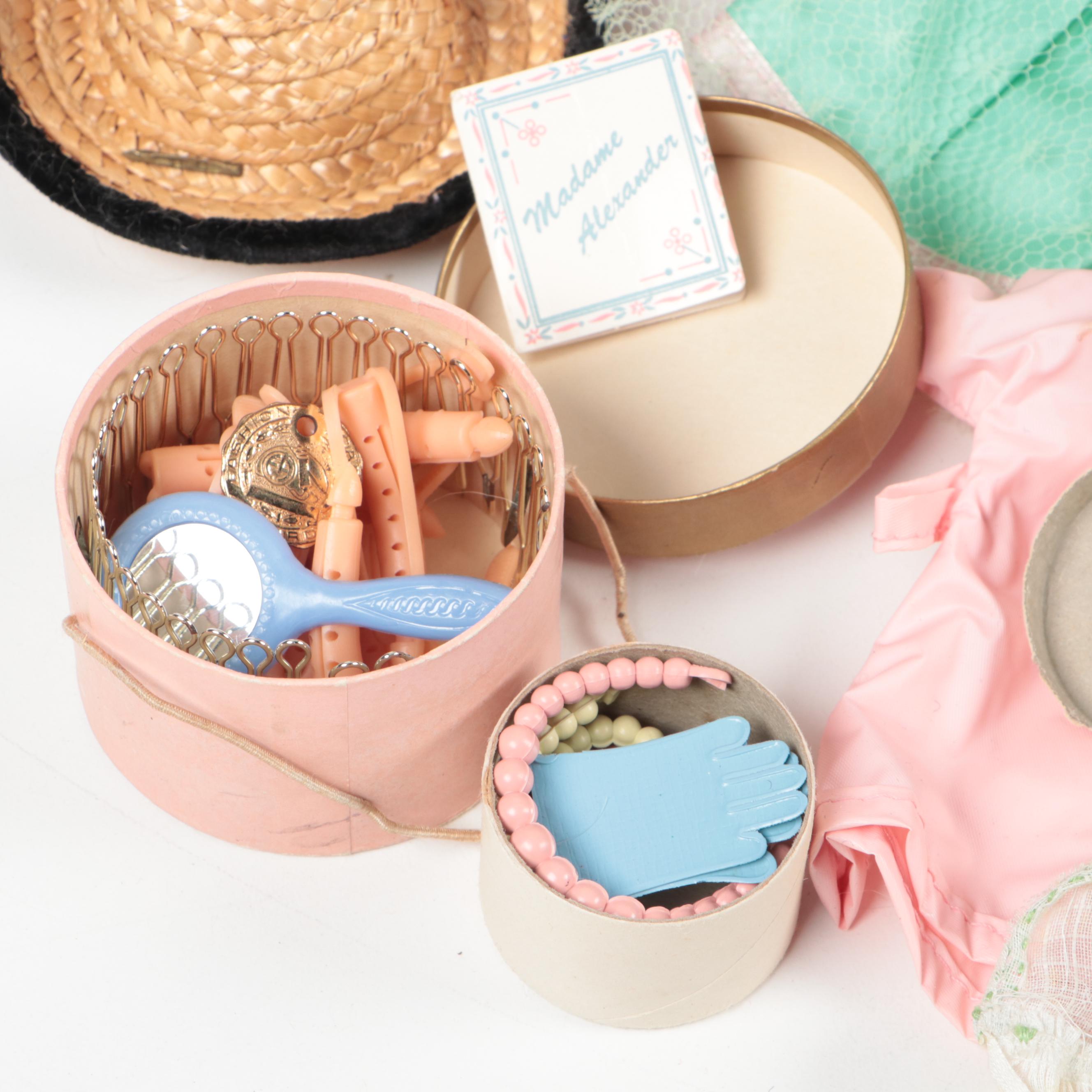 Vouge "Ginny" Walker Dolls with Clothing and Accessories, Mid-20th Century