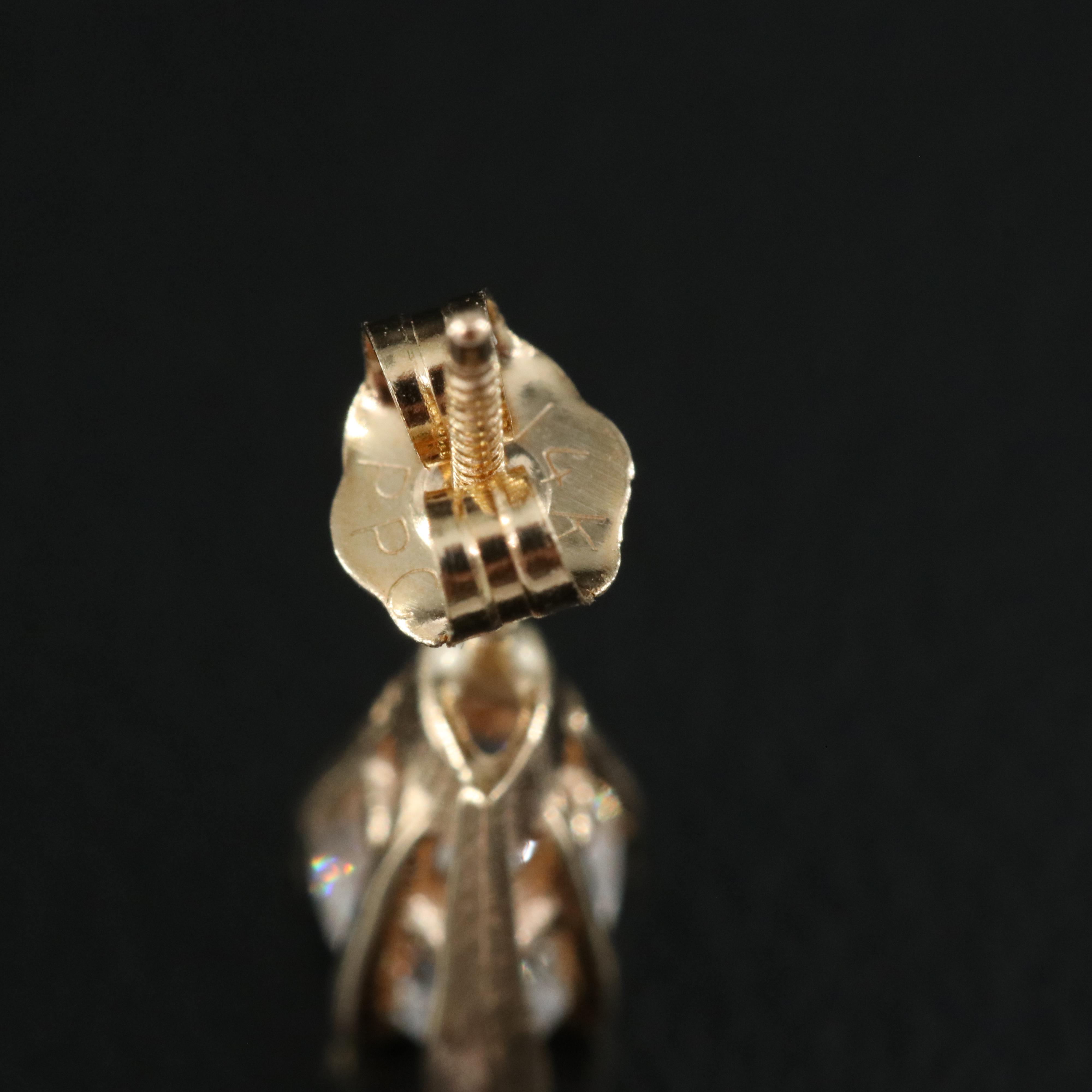 14K 1.00 CTW Diamond Stud Earrings