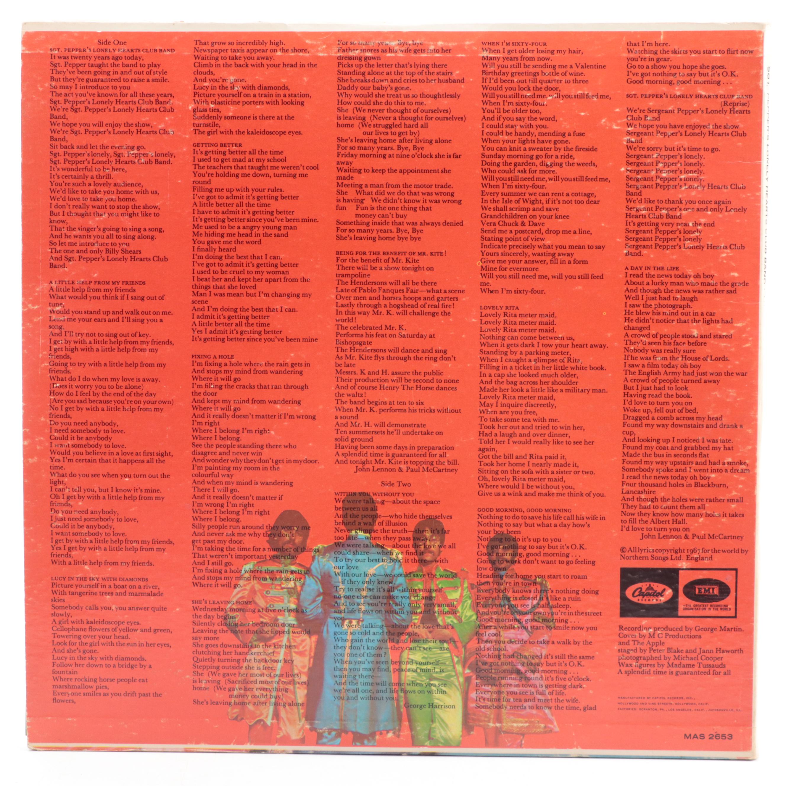 The Beatles, Bruce Springsteen, The Cars, Chicago and More Vinyl Records