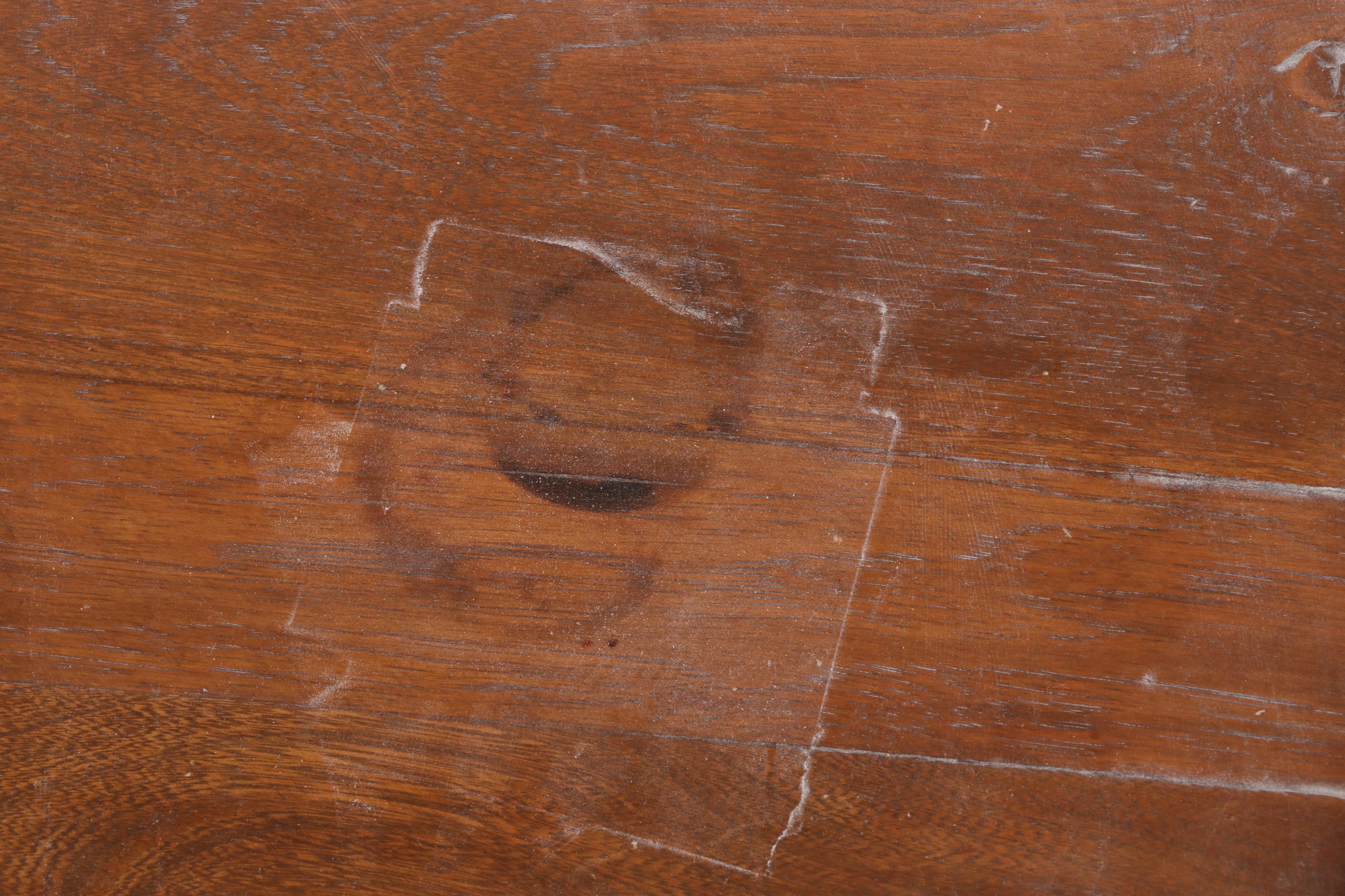 Colonial Style Hardwood Side Table, Early to Mid 20th Century