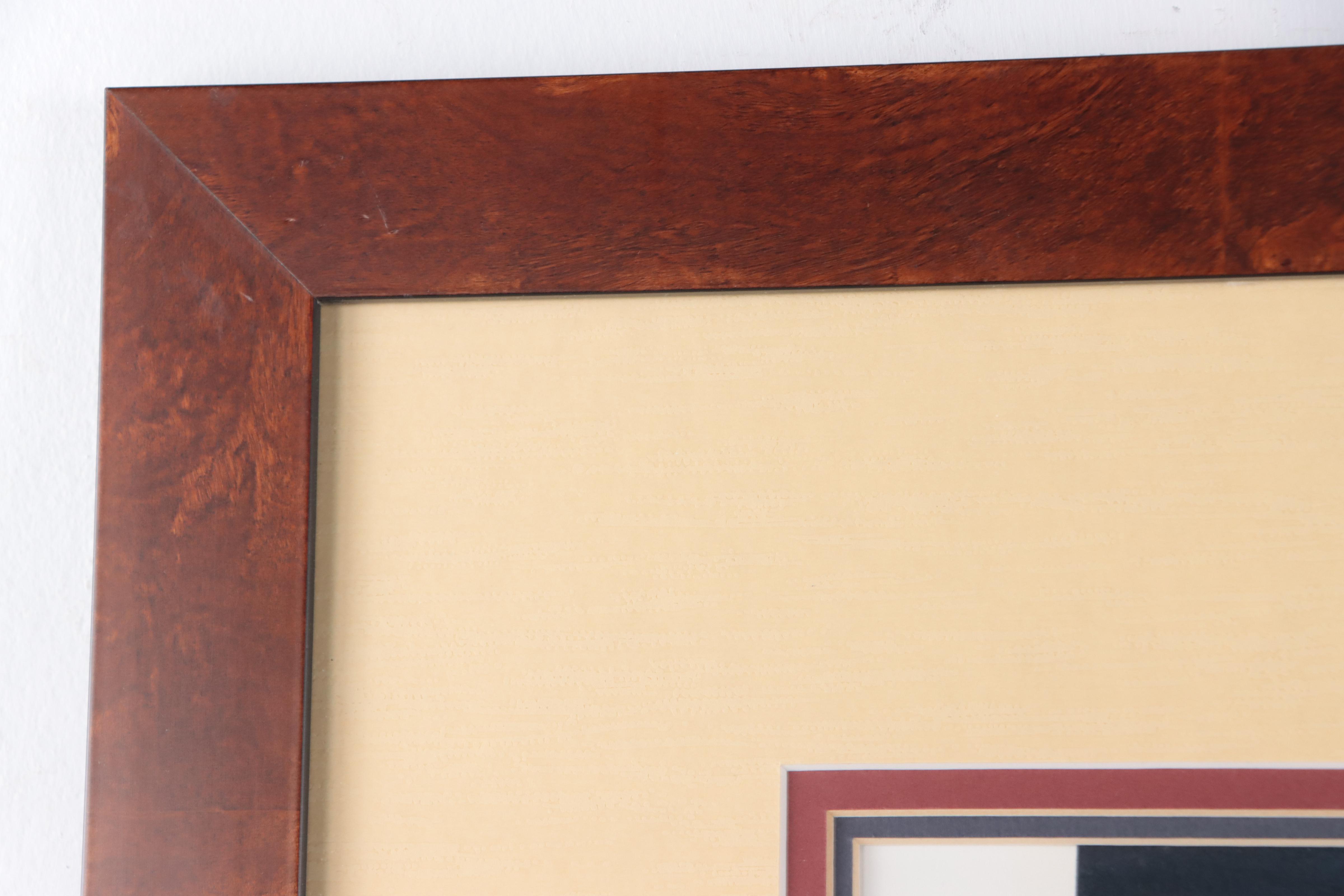 Will Moses Folk Art Serigraph "Moon Glow"