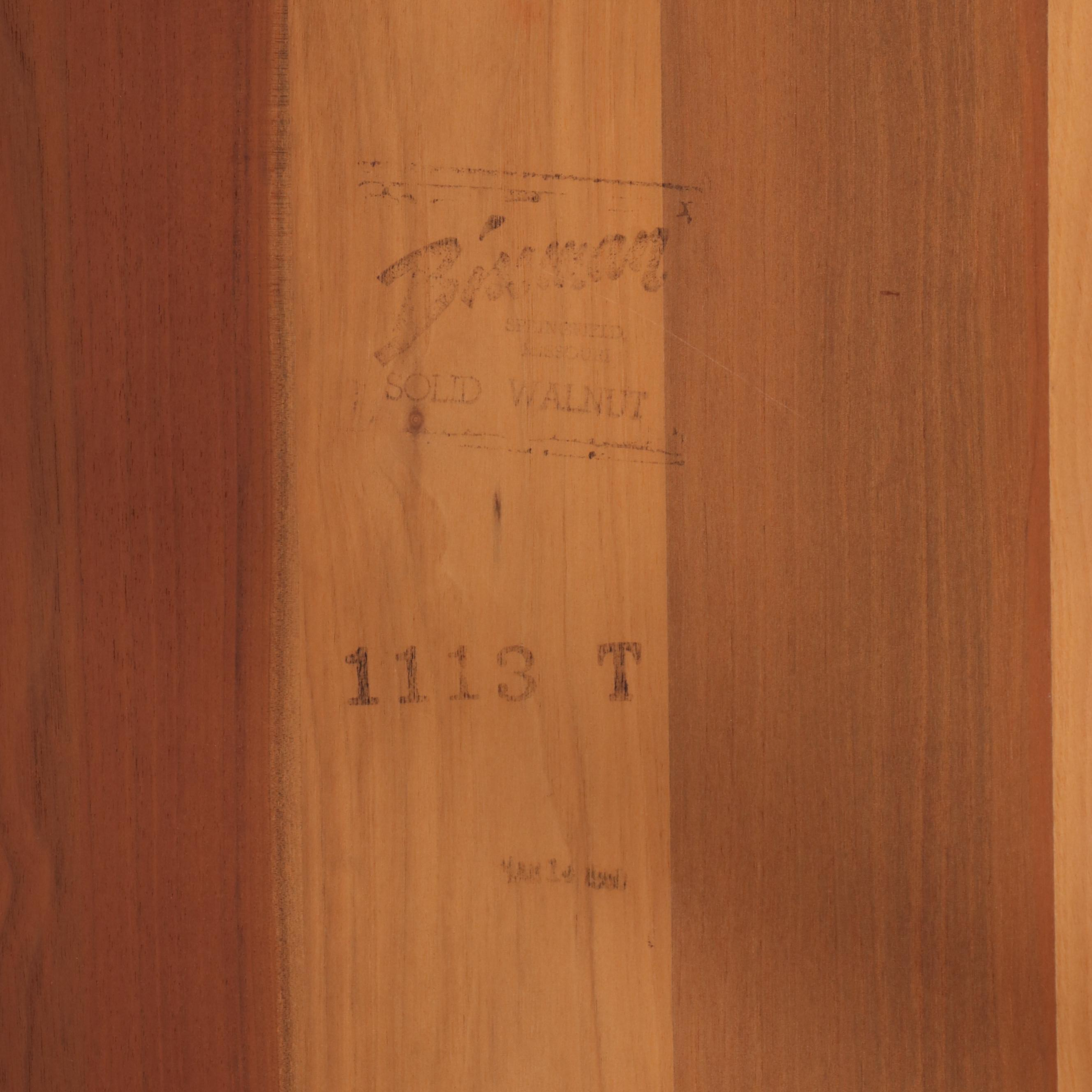 Bissman Mid Century Modern Walnut Side Table