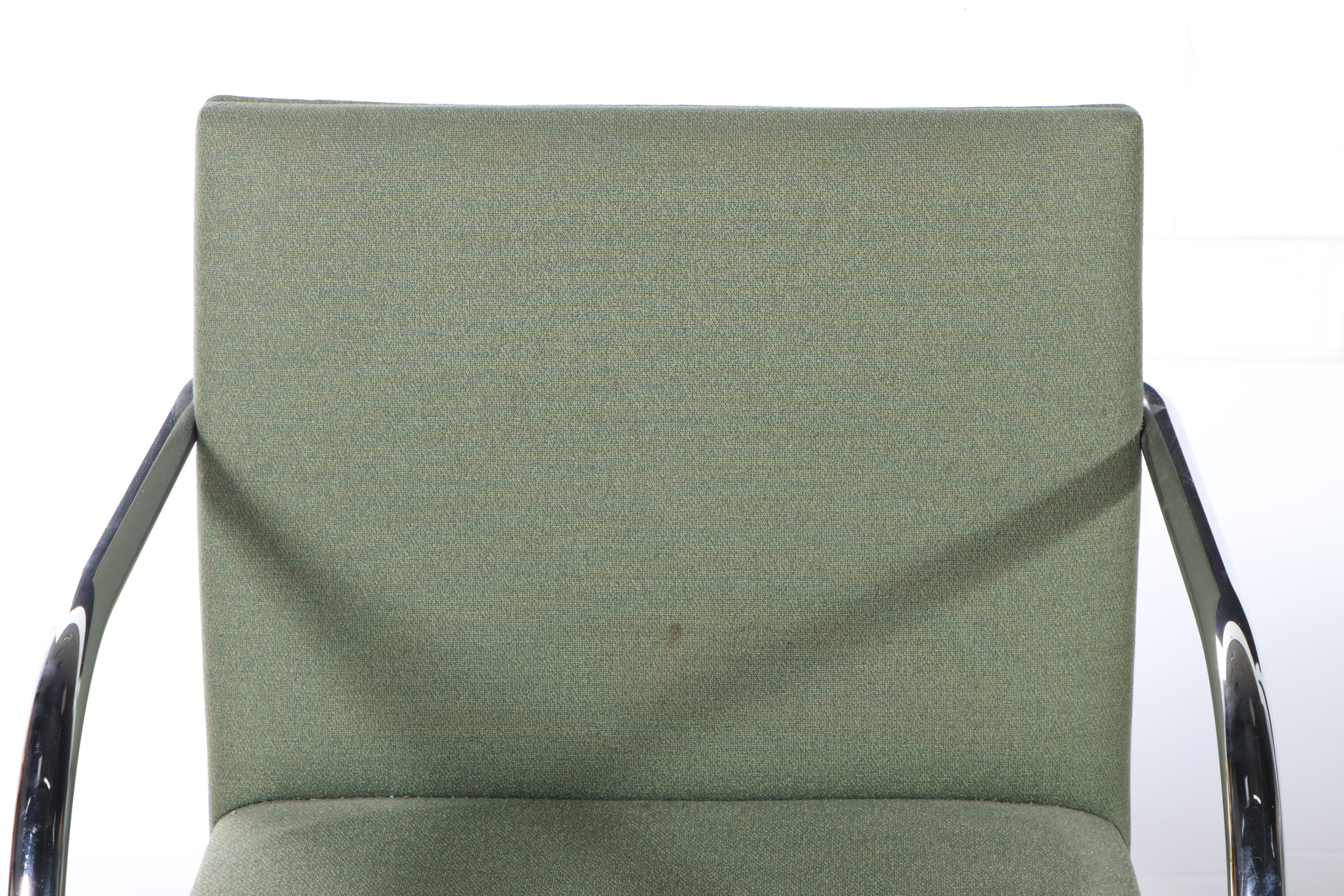Pair of Gordon International Upholstered Cantilever Armchairs, Mid-Late 20th C