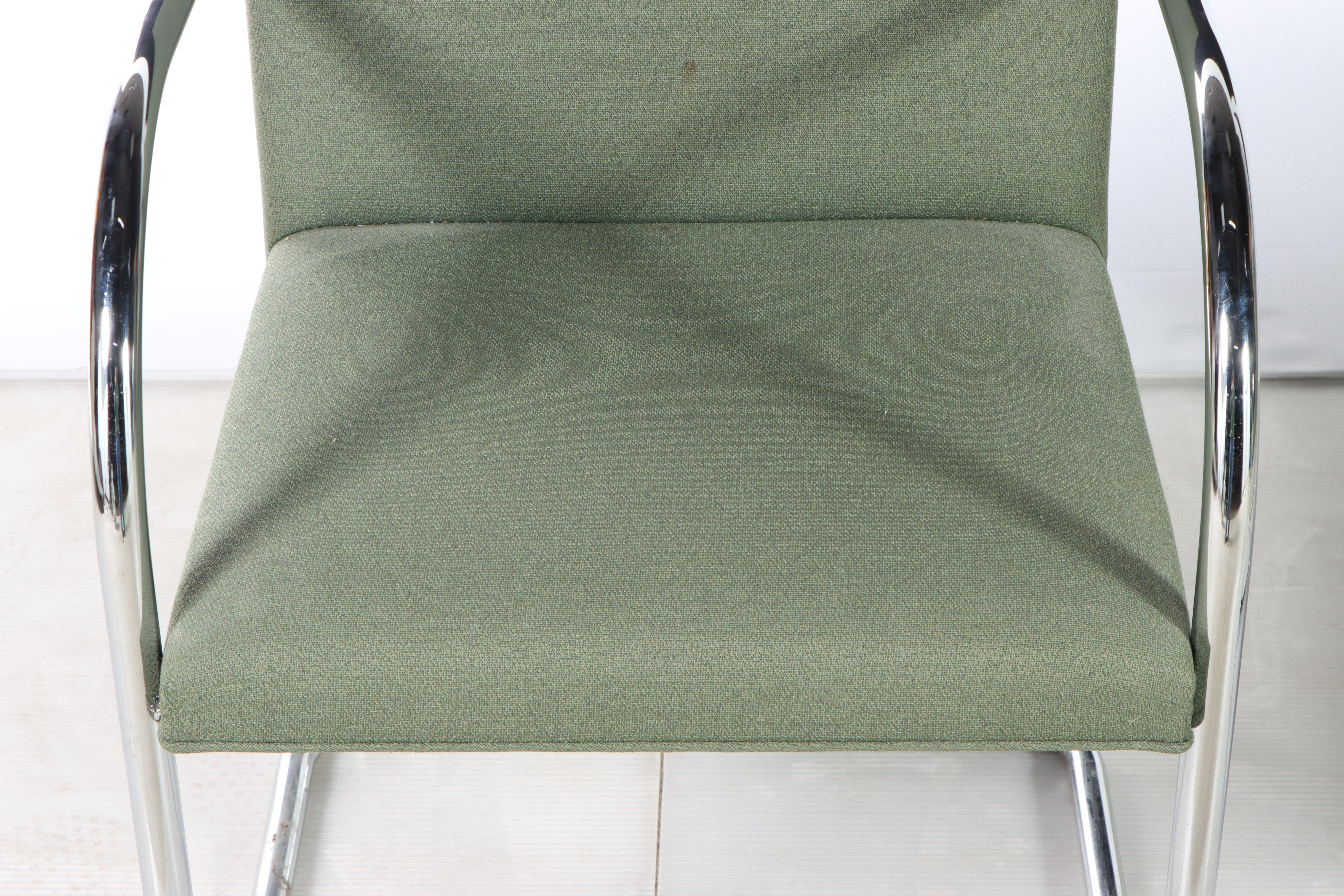 Pair of Gordon International Upholstered Cantilever Armchairs, Mid-Late 20th C