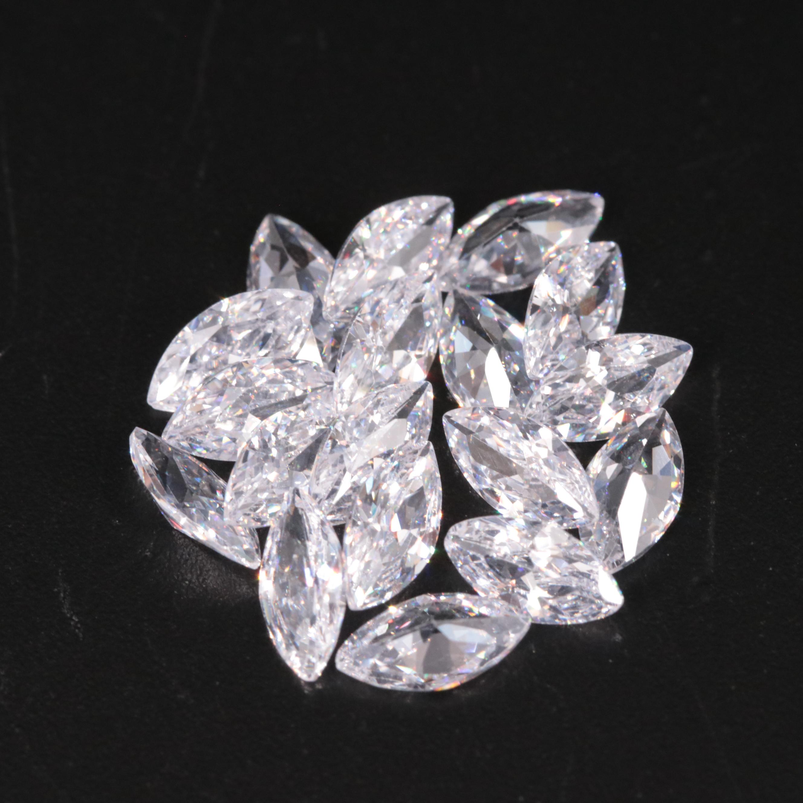 Loose 9.45 CTW Cubic Zirconia Lot
