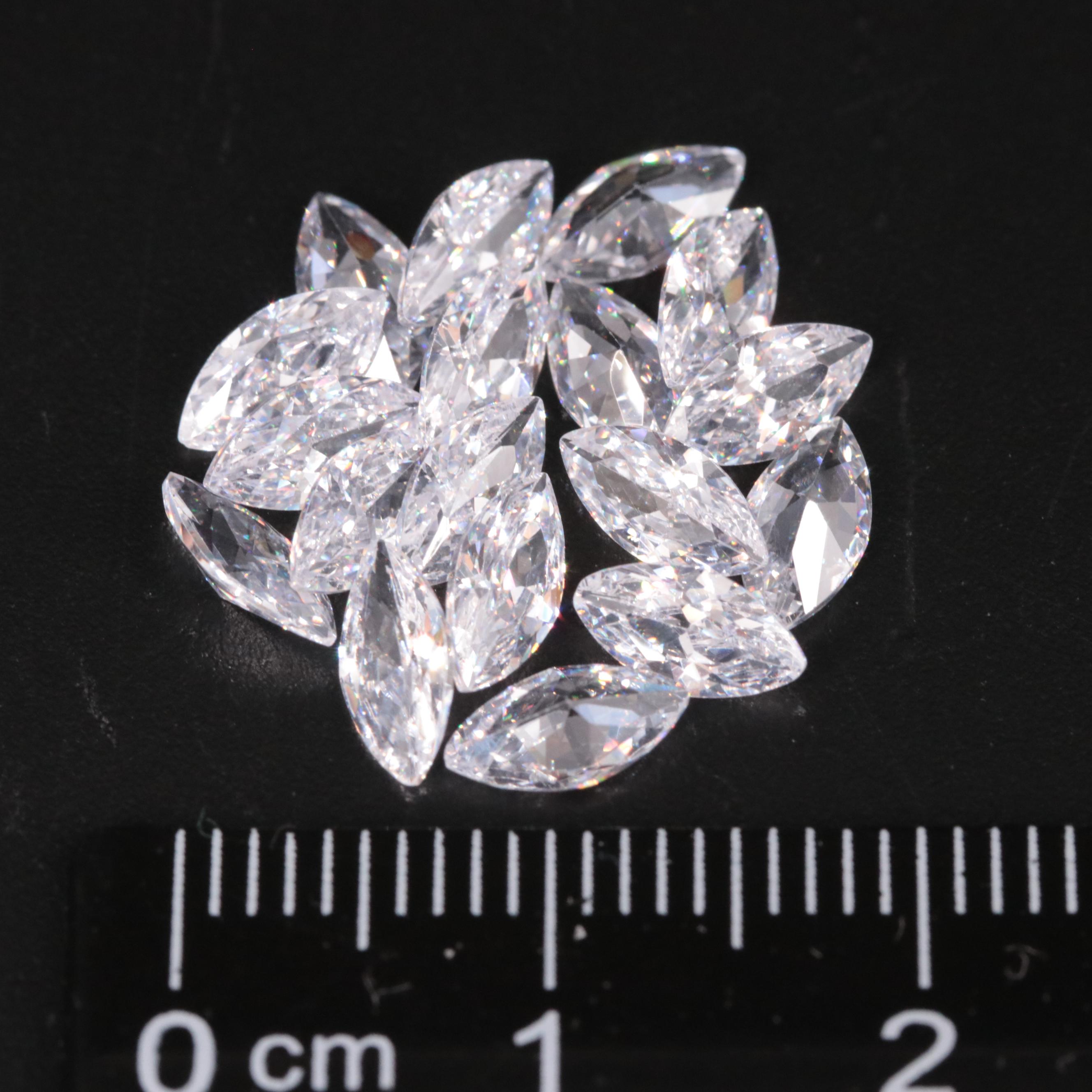 Loose 9.45 CTW Cubic Zirconia Lot