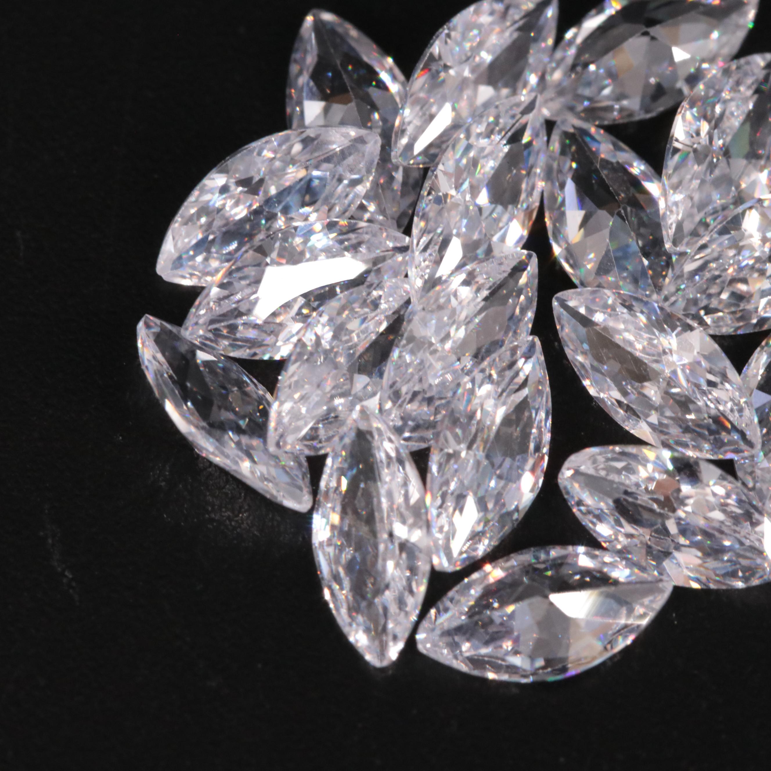 Loose 9.45 CTW Cubic Zirconia Lot