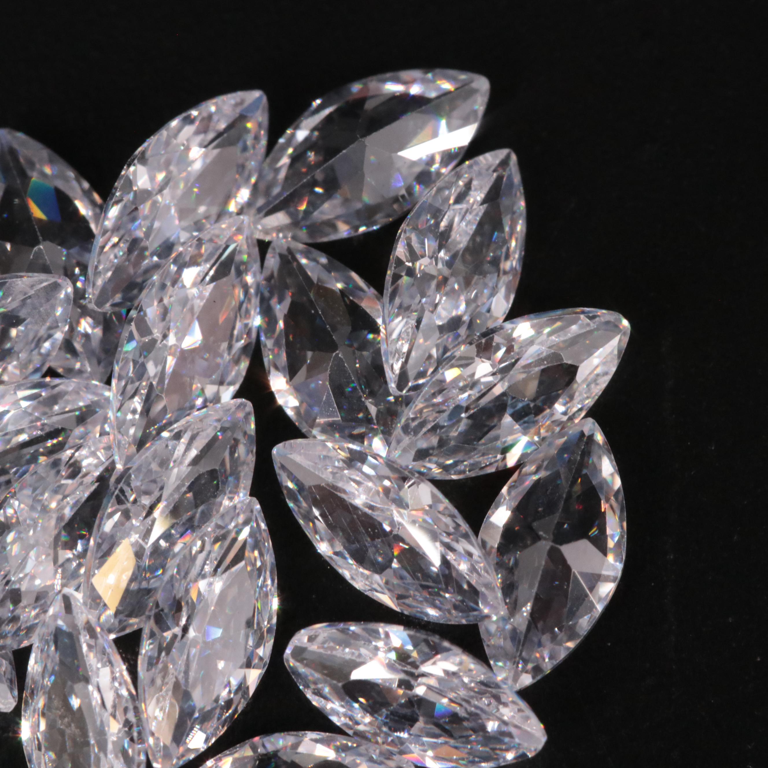 Loose 9.45 CTW Cubic Zirconia Lot