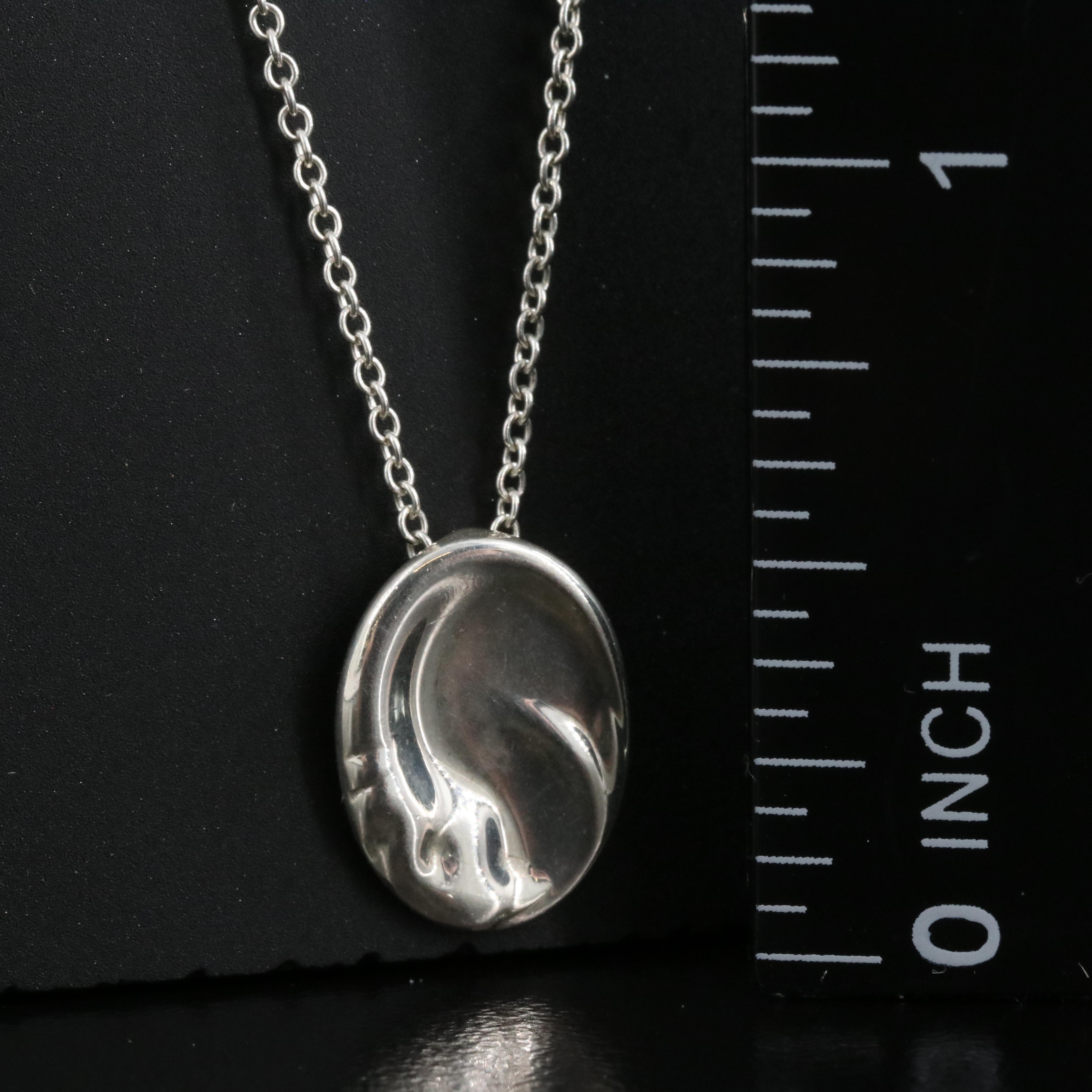 Elsa Peretti for Tiffany & Co. "Capricorn" Sterling Pendant Necklace