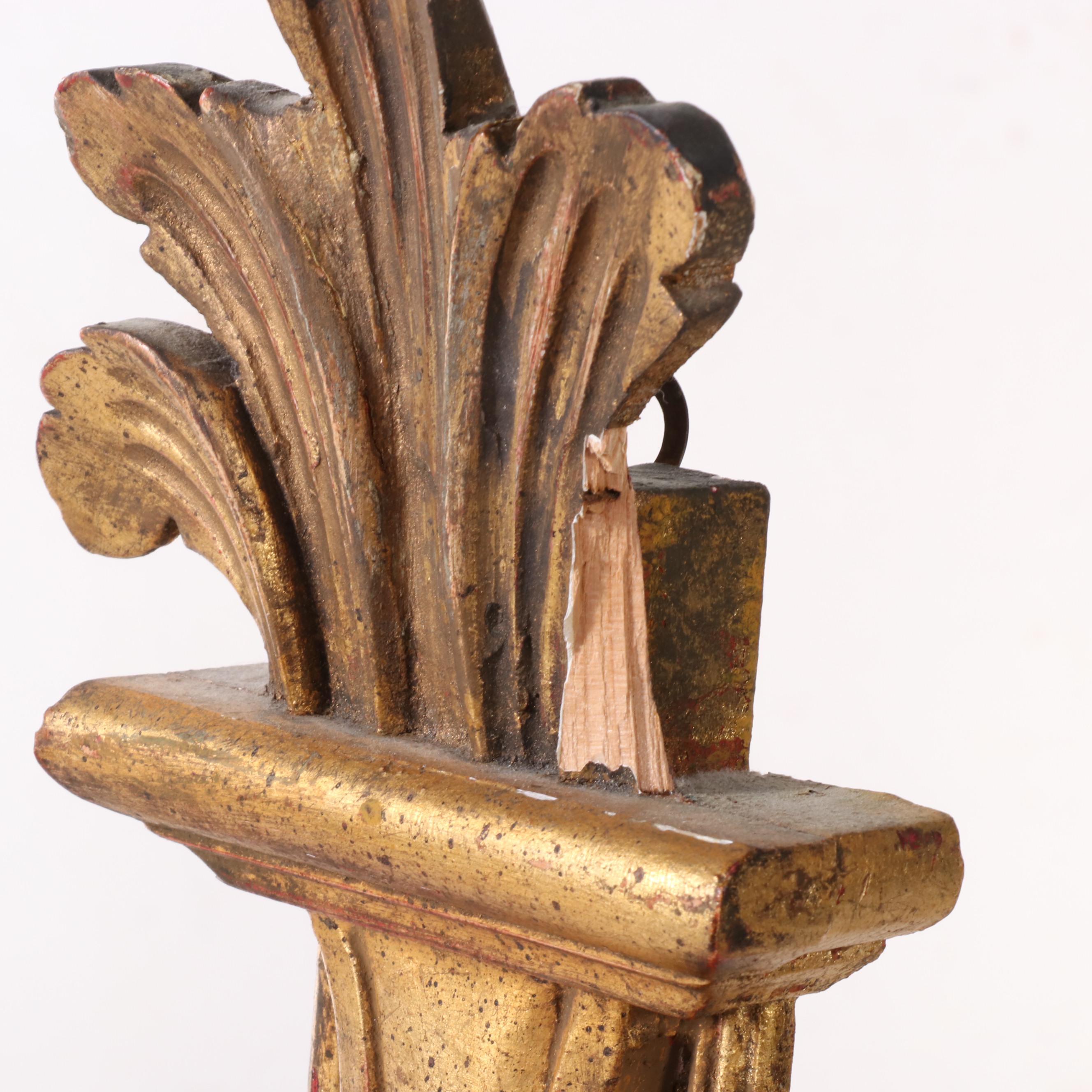 Italian Neoclassical Style Giltwood and Composition Mirror, Late 20th Century