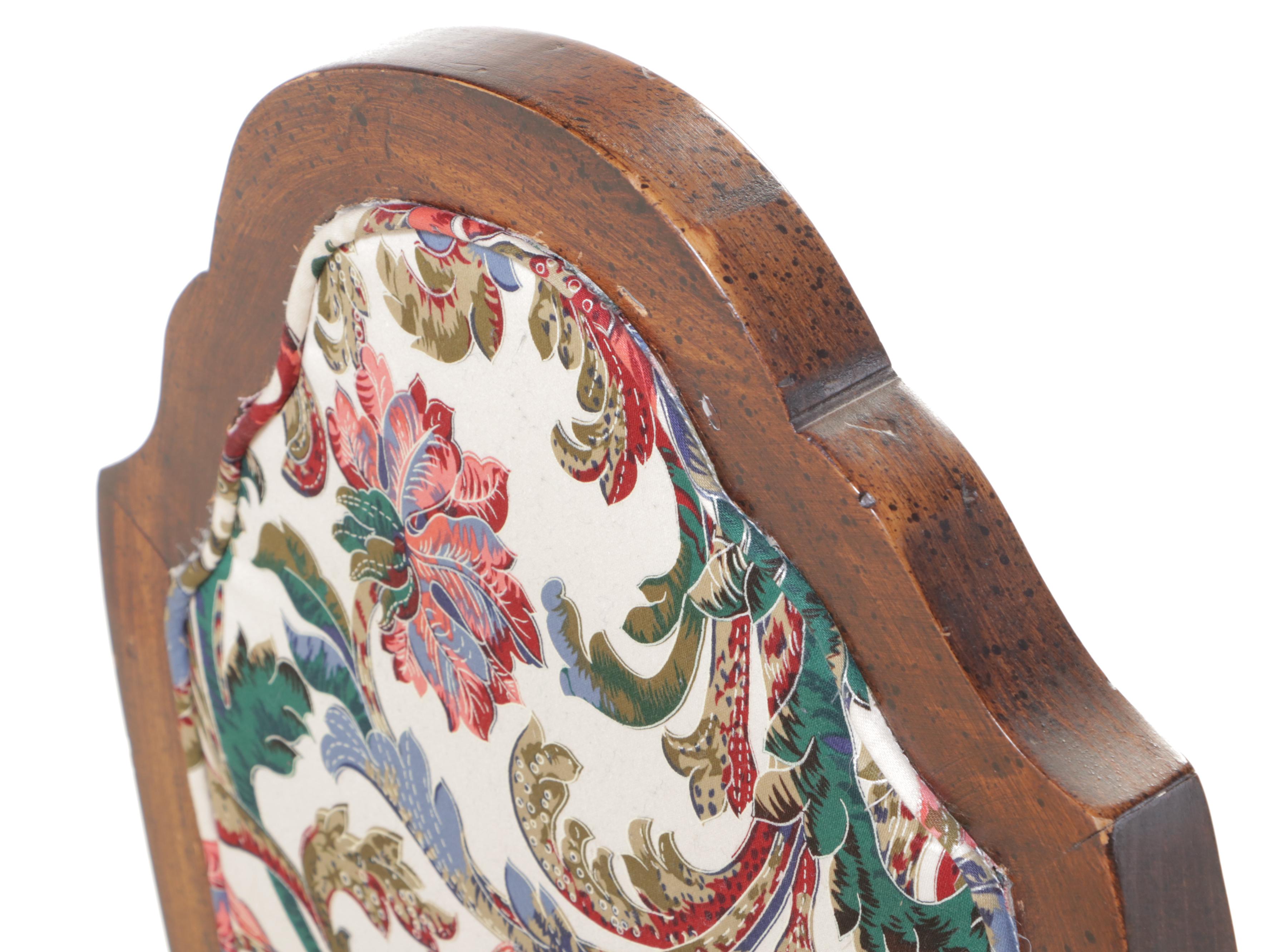 Pair of Neoclassical Style Custom-Upholstered Hardwood Armchairs