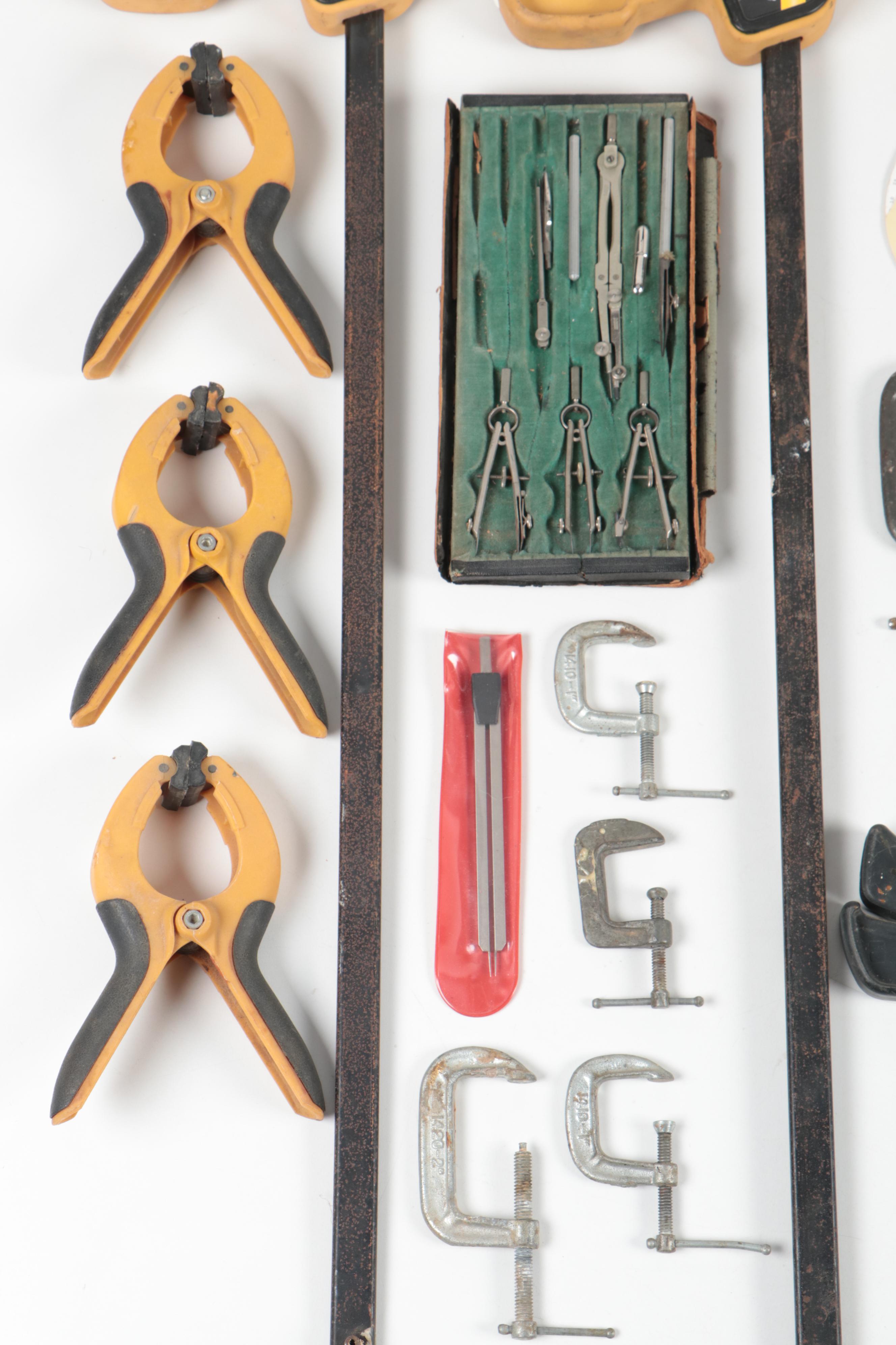 Quick-Grip Bar Clamps, Mini Bar Clamps, Drafting Tools and More