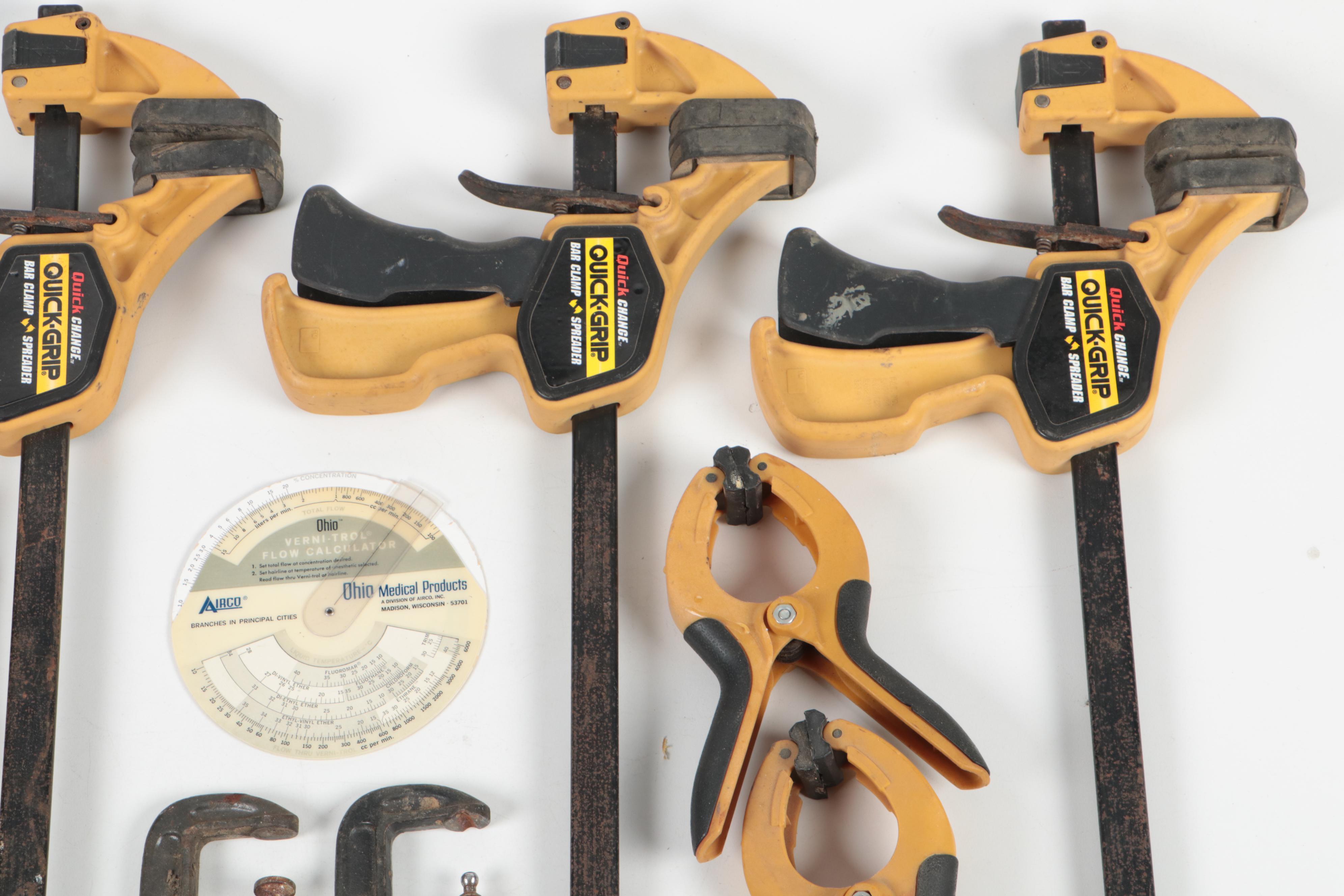 Quick-Grip Bar Clamps, Mini Bar Clamps, Drafting Tools and More