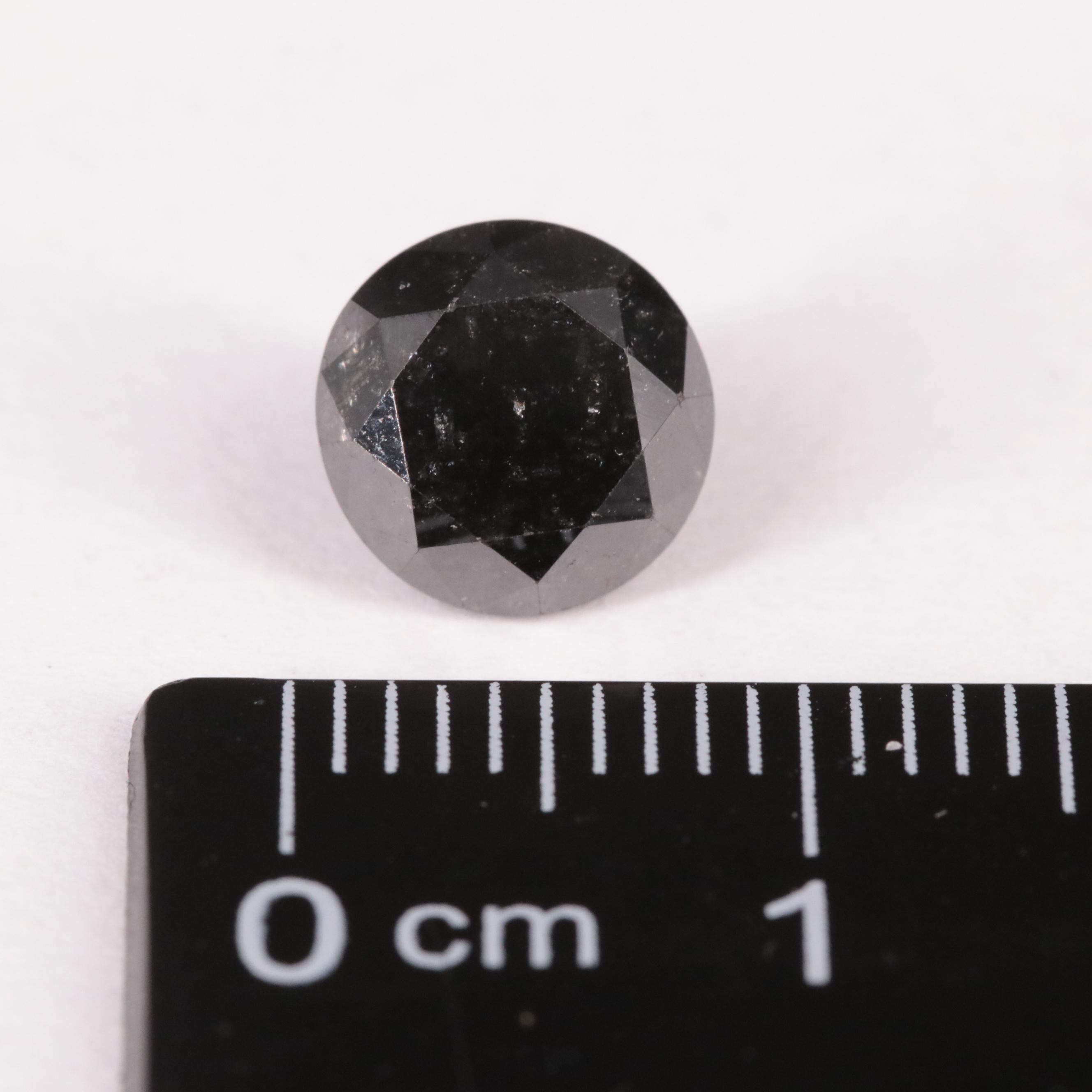 Loose 2.54 CT Black Diamond