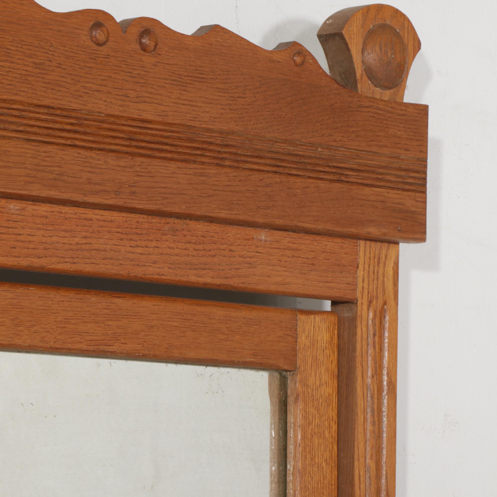 Late Victorian Oak Side-by-Side Dresser, Early 20th Century