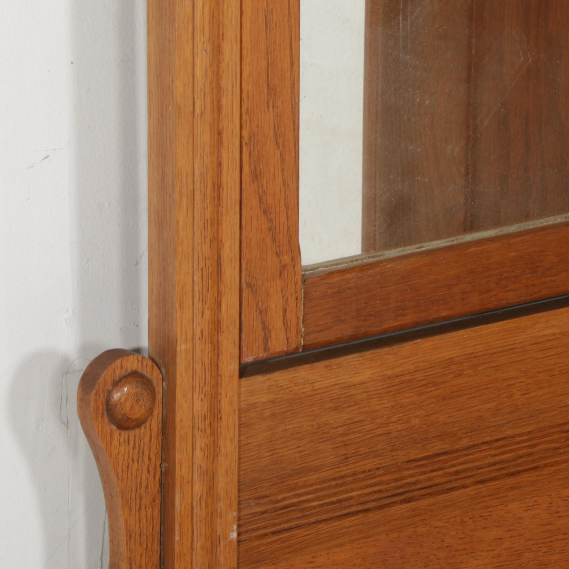 Late Victorian Oak Side-by-Side Dresser, Early 20th Century