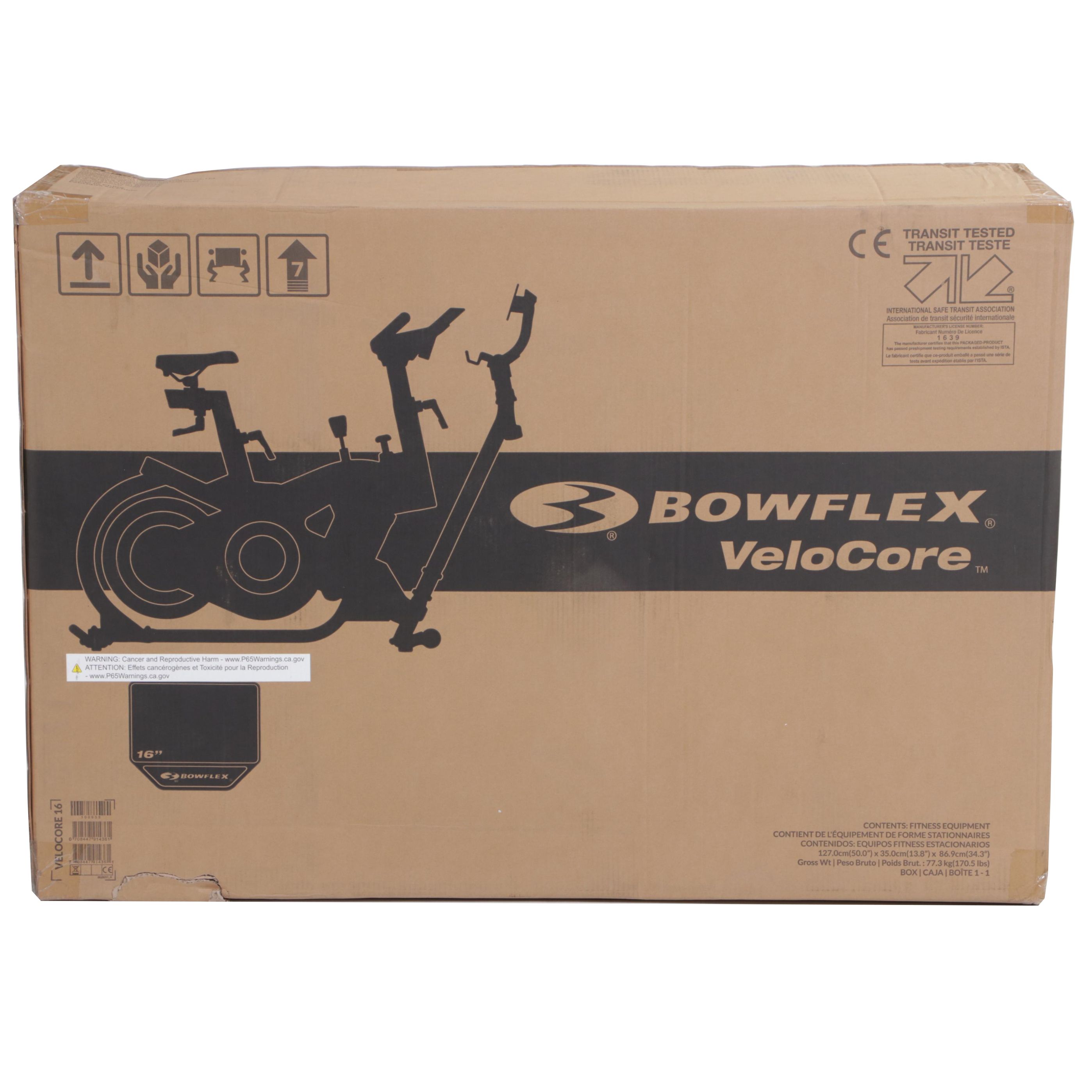 Bowflex VeloCore 16" Console Indoor Leaning Exercise Bike