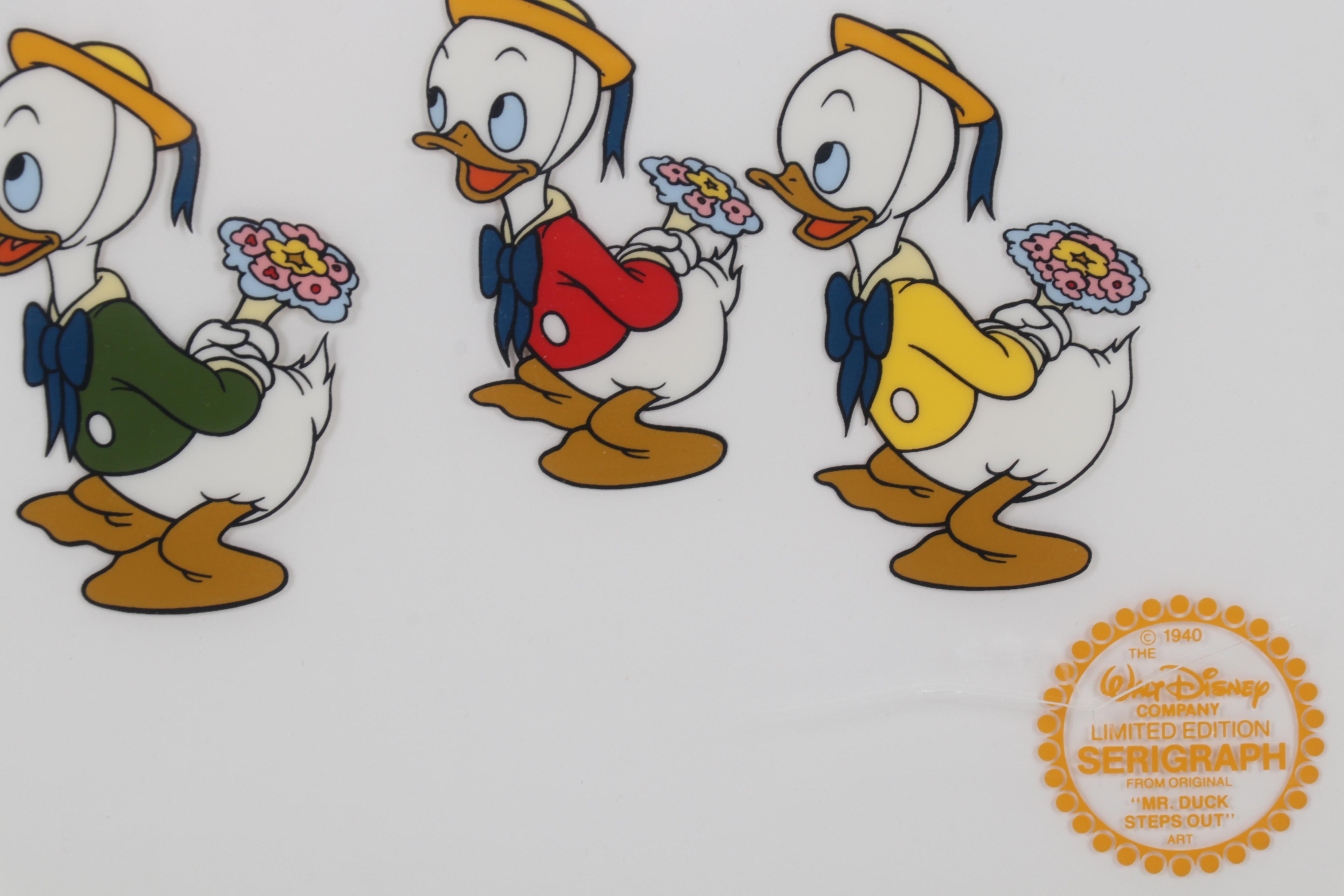 Walt Disney Company "Mr. Duck Steps Out" Animation Sericel, Circa 1990