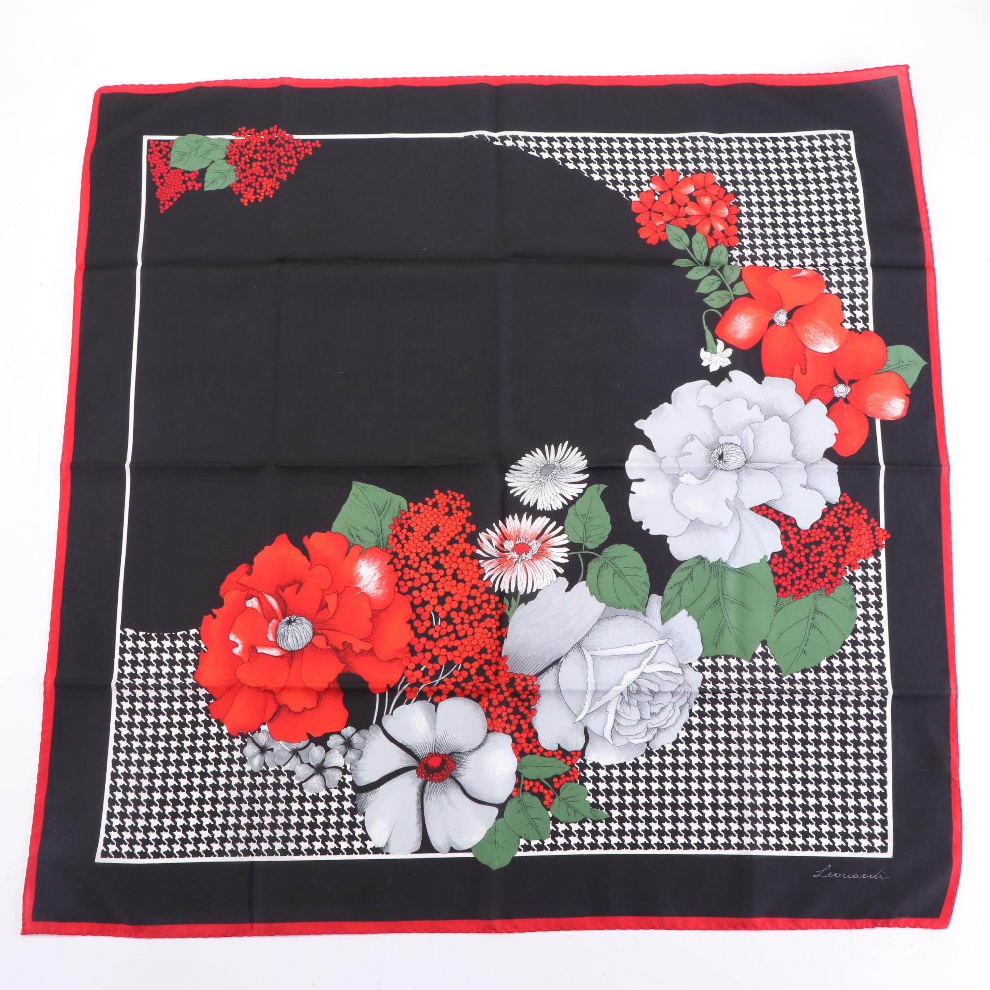 Assorted Handkerchiefs and Scarves by Ellen Tracy, Leonardi, and Others