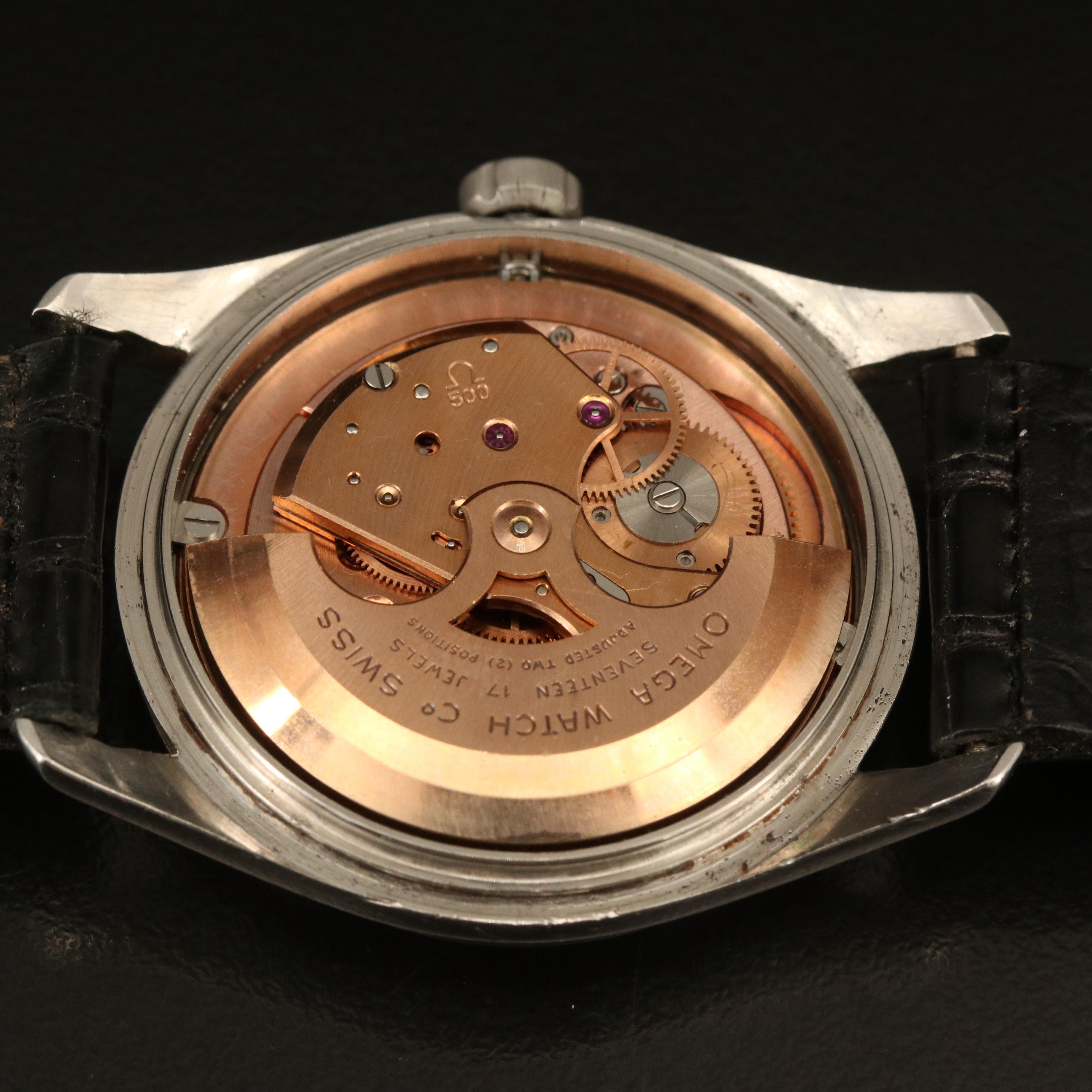 1958 Omega Seamaster Stainless Steel Wriswatch