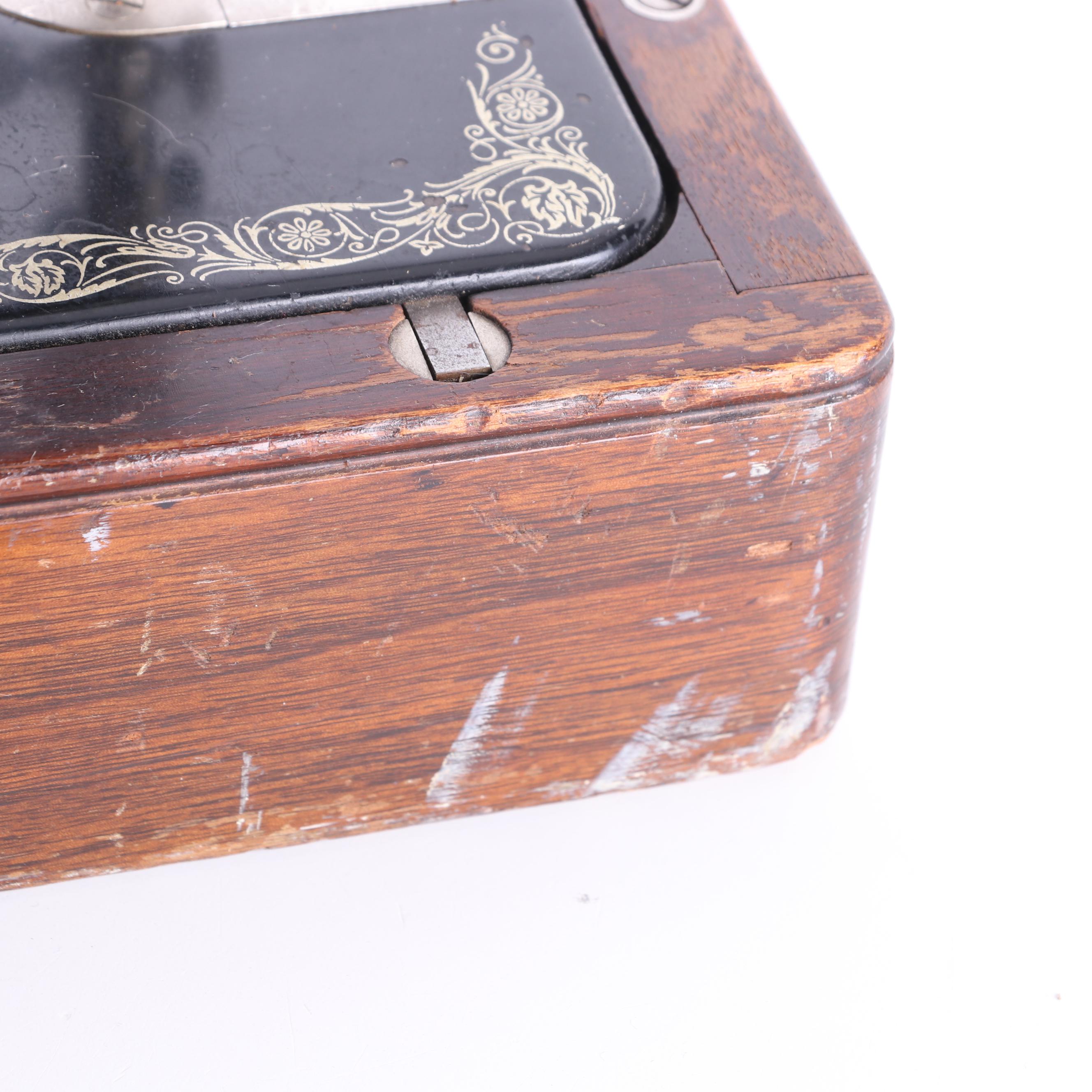 Singer Class 99 Electric Sewing Machine with Sewing Supply Box, Circa 1928