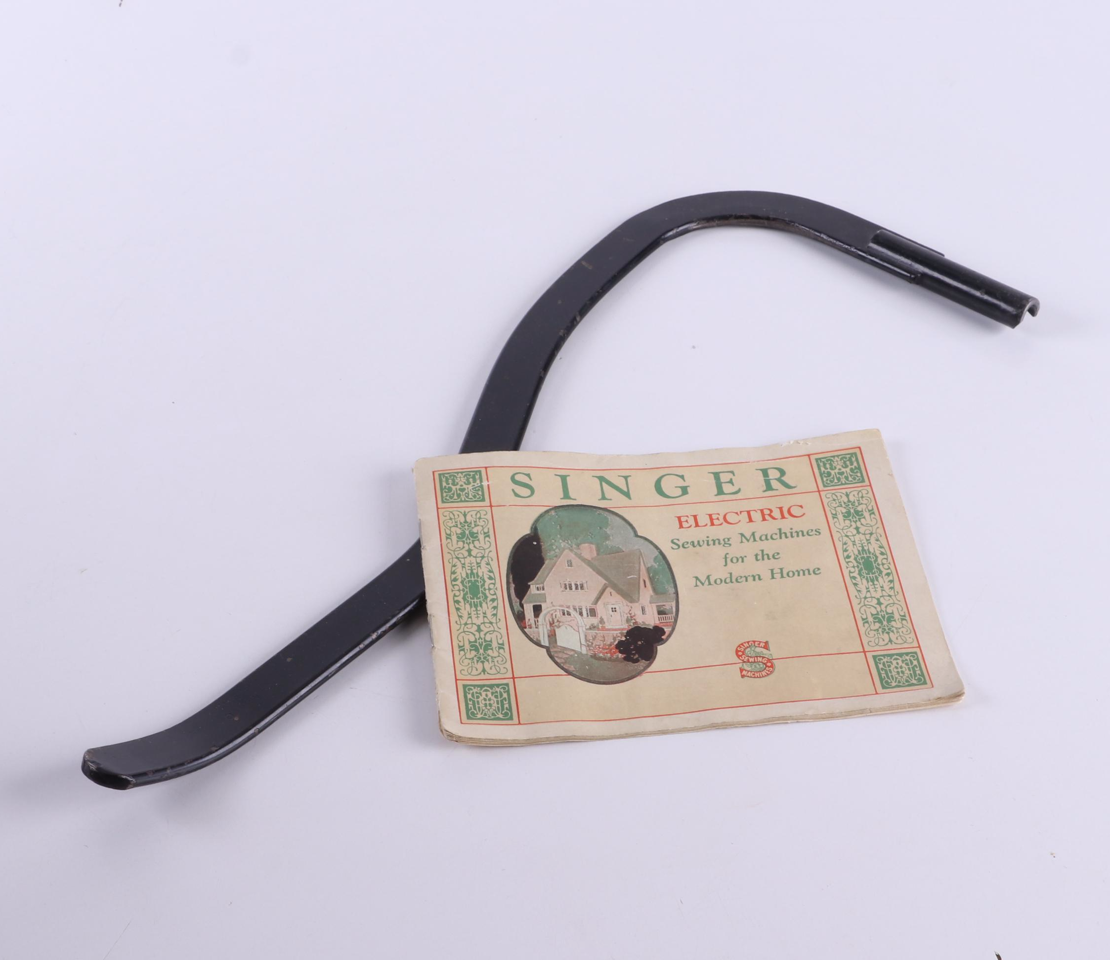 Singer Class 99 Electric Sewing Machine with Sewing Supply Box, Circa 1928