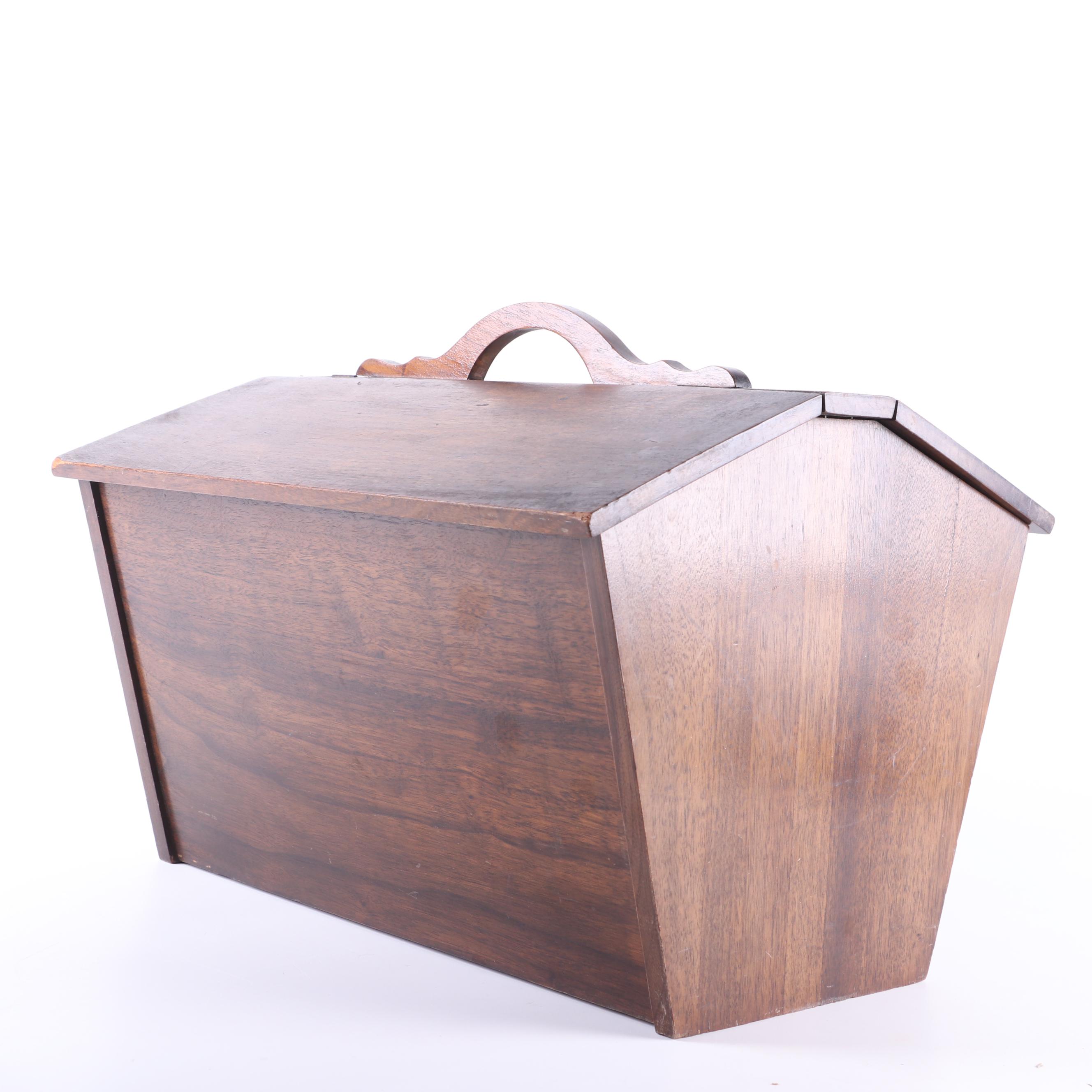 Singer Class 99 Electric Sewing Machine with Sewing Supply Box, Circa 1928