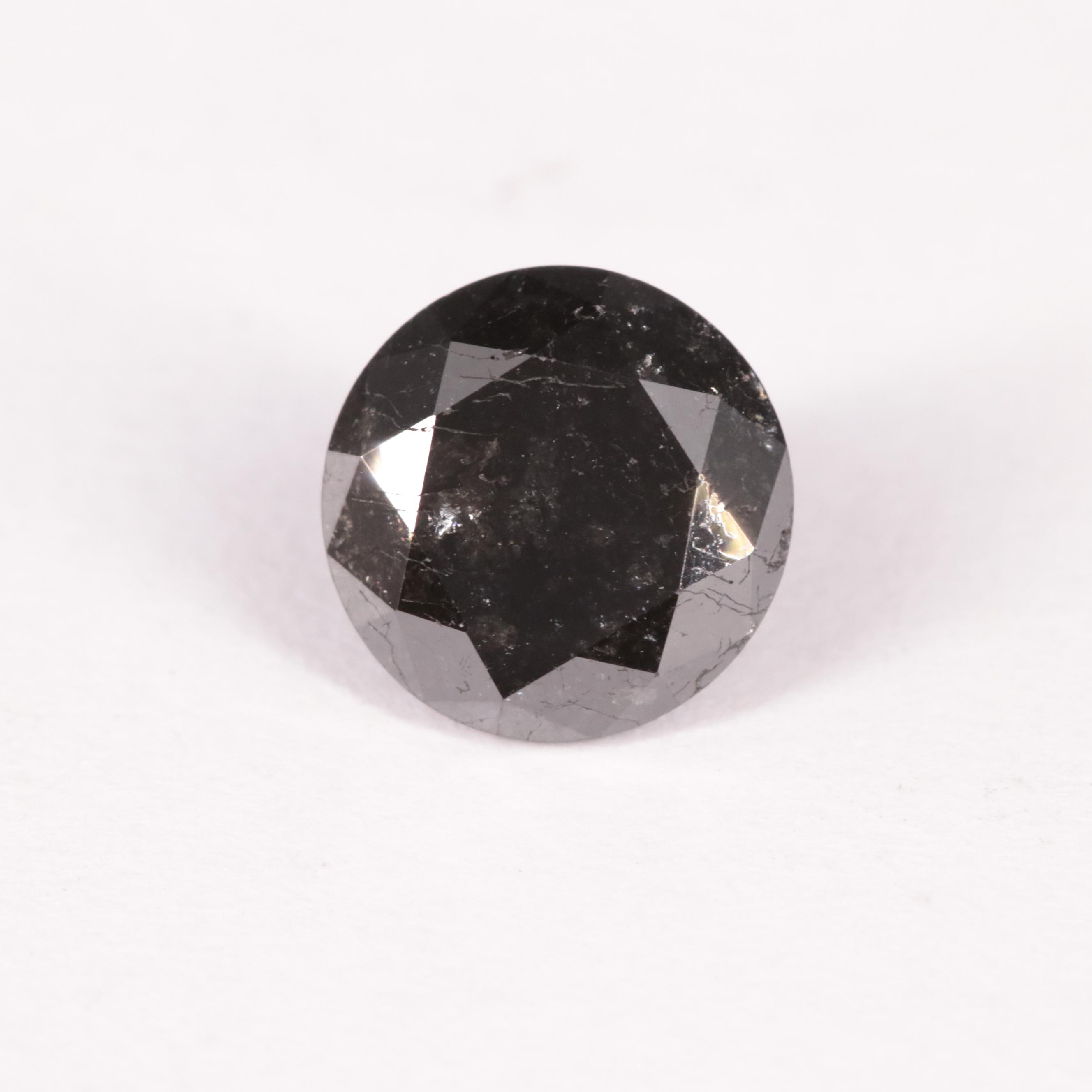 Loose 2.69 CT Black Diamond