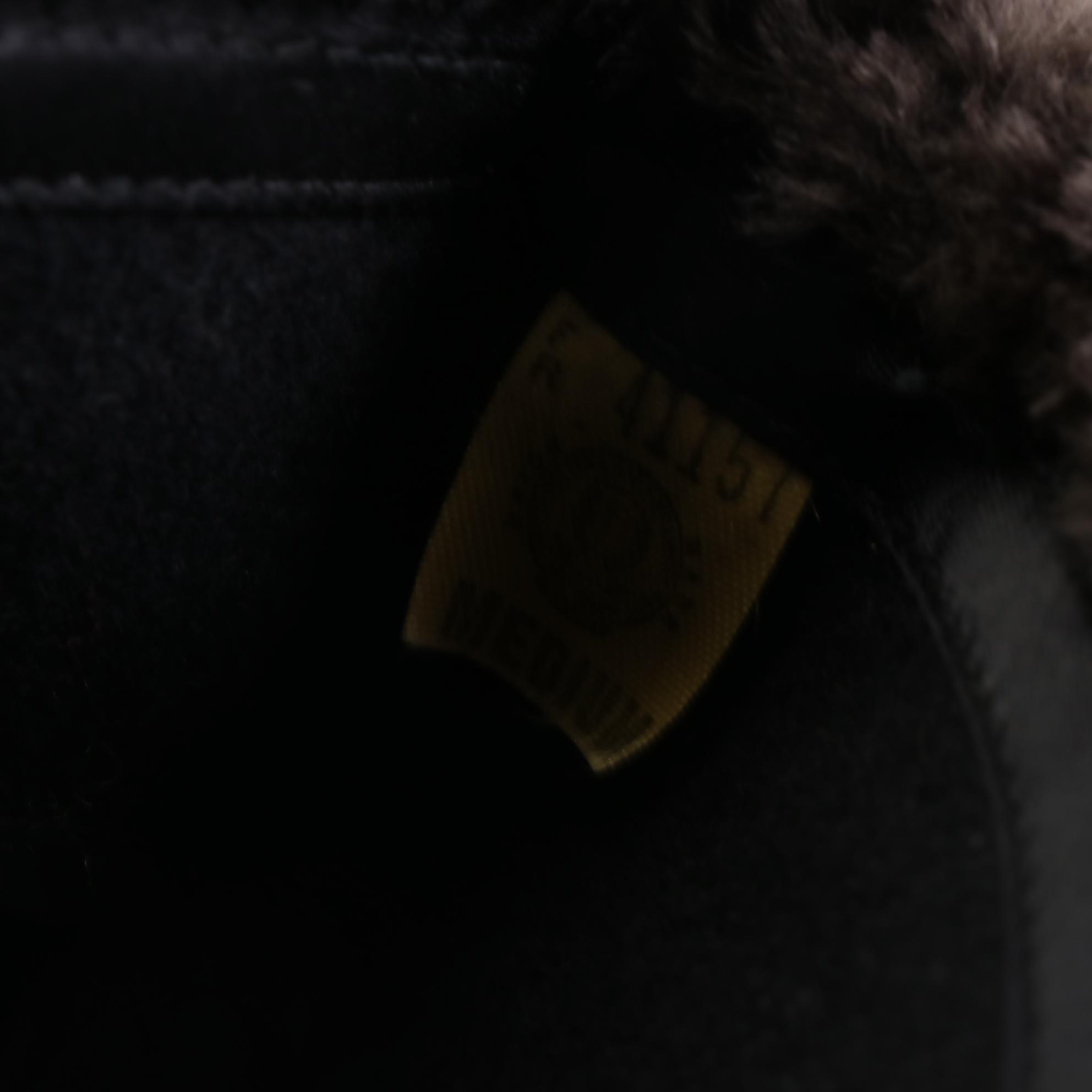 Mouton Fur Cap with Ambassador Hats in Faux Leather & Shearling/Faux Shearling