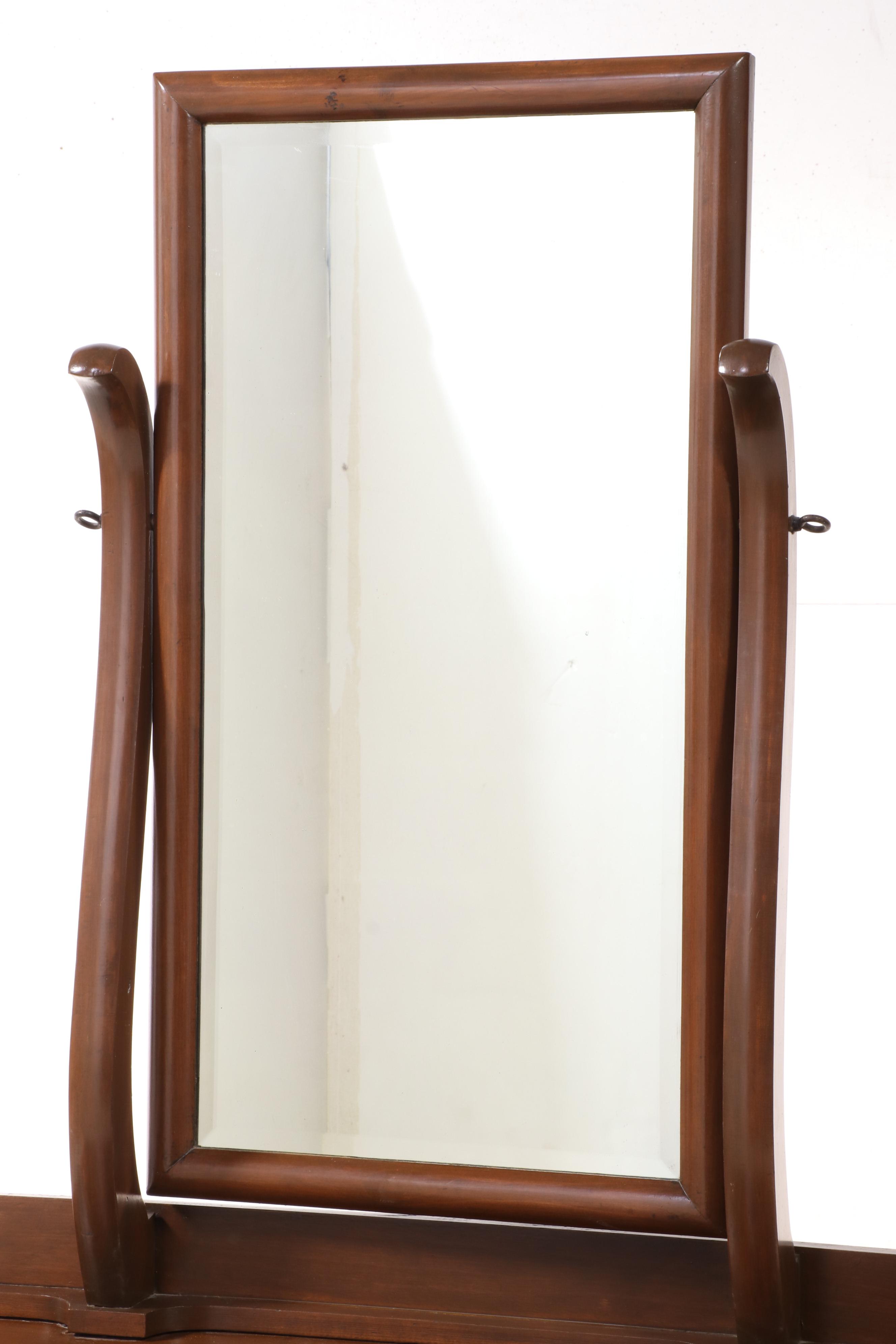 American Empire Revival Hardwood Three-Drawer Dresser, Early 20th Century