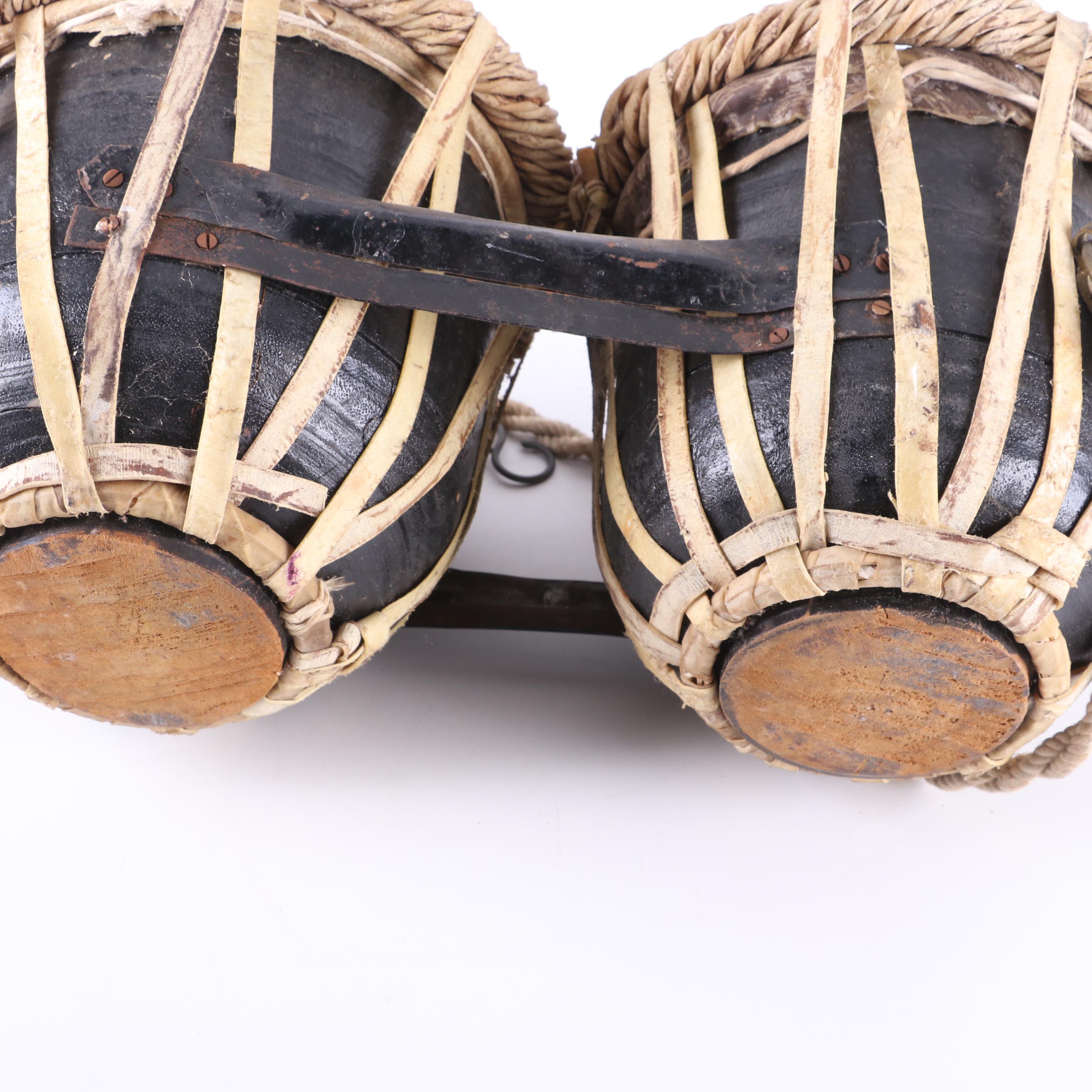 Sri-Lankan Thammettama Traditional Ceremonial Drums