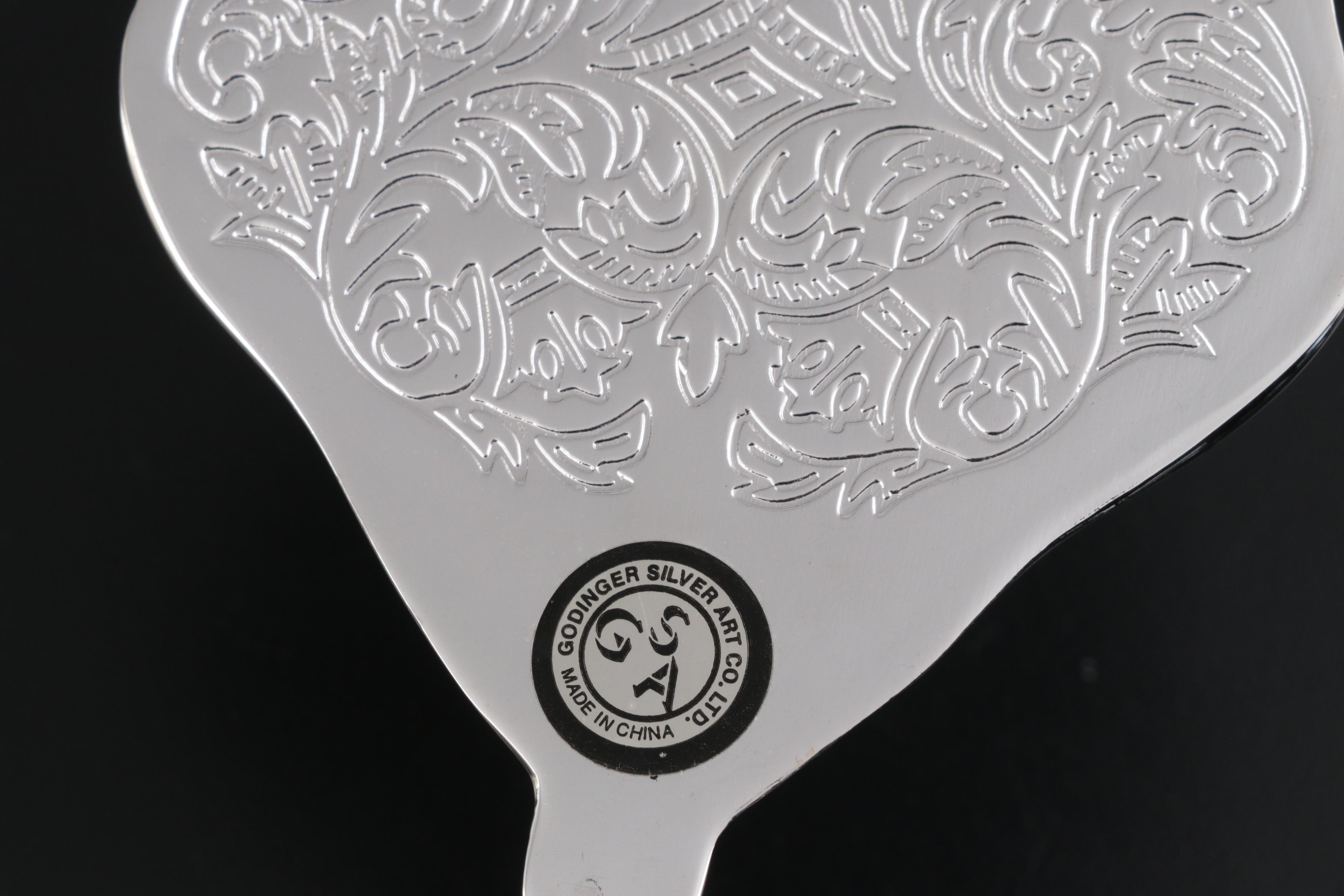 Wm Rogers with Other Silver Plate Tableware and Sterling Sugar Tongs