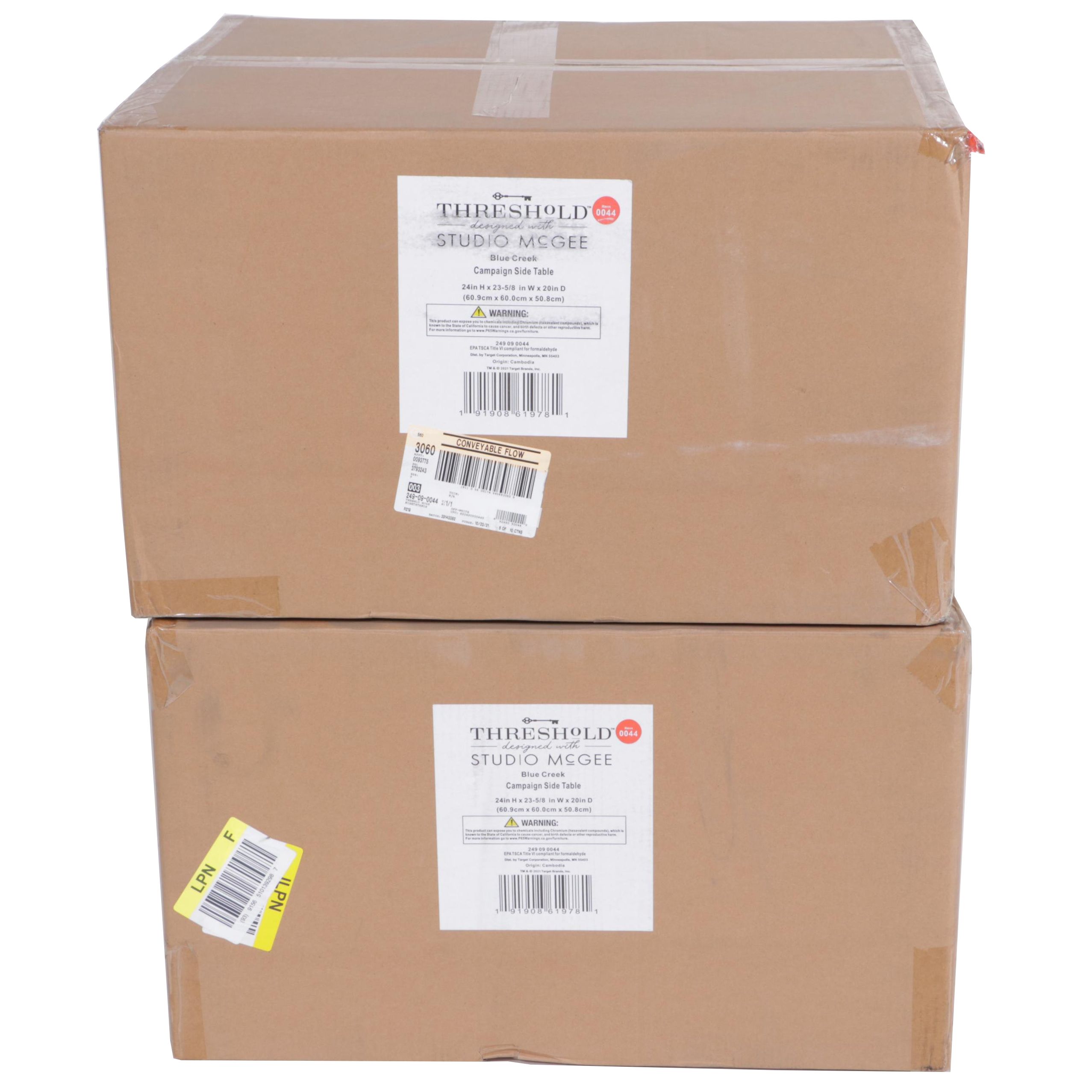 Two Threshold with Studio McGee Blue Creek Campaign Side Tables