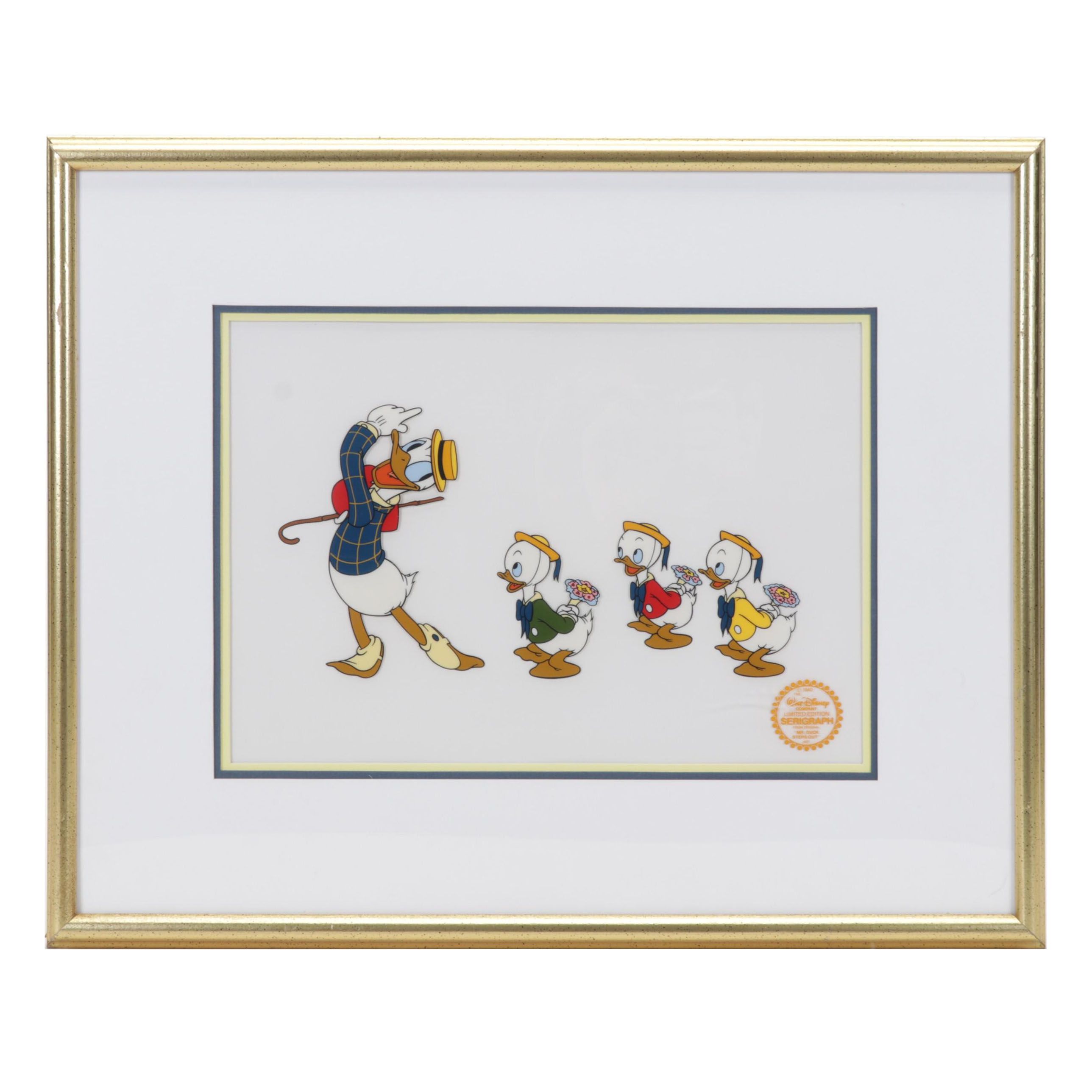 Walt Disney Company "Mr. Duck Steps Out" Animation Sericel, Circa 1990