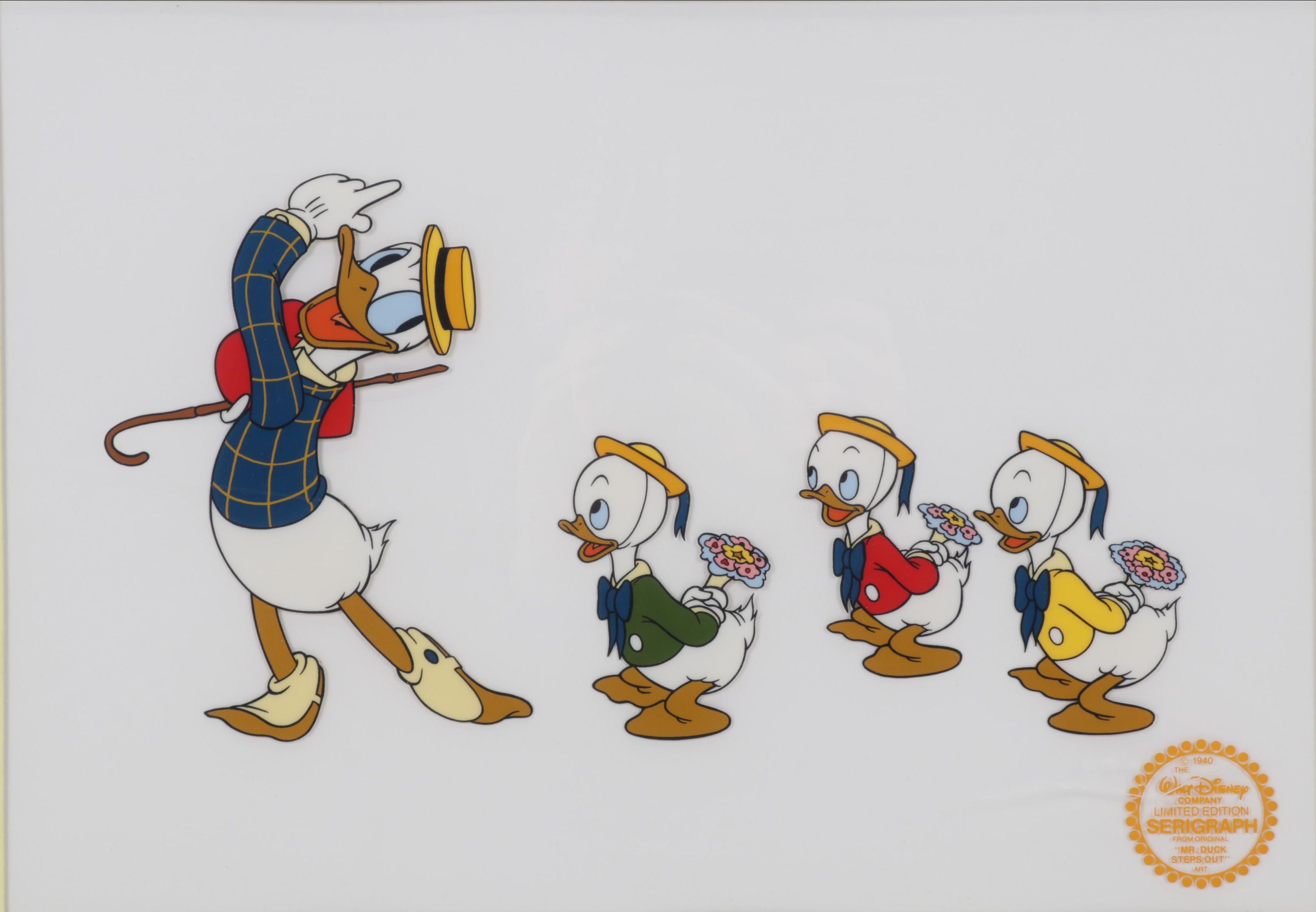 Walt Disney Company "Mr. Duck Steps Out" Animation Sericel, Circa 1990