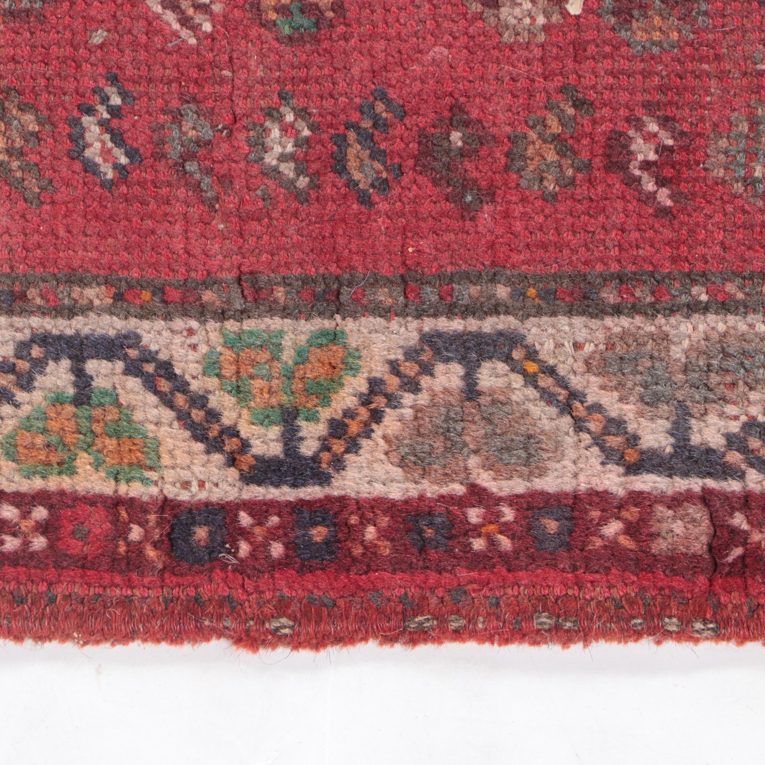 4' x 6 Hand-Knotted Persian Khamseh Chicken Style Area Rug