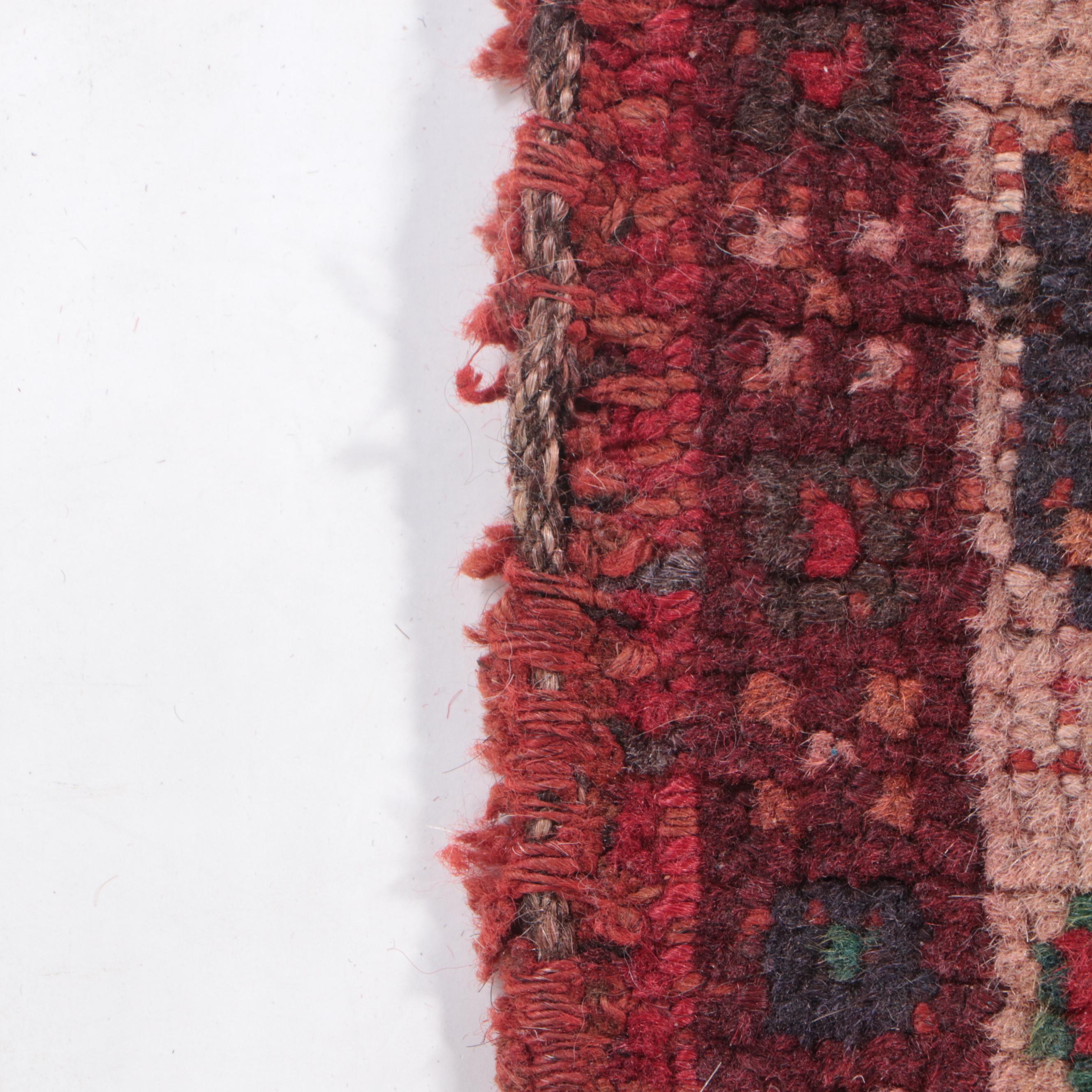 4' x 6 Hand-Knotted Persian Khamseh Chicken Style Area Rug