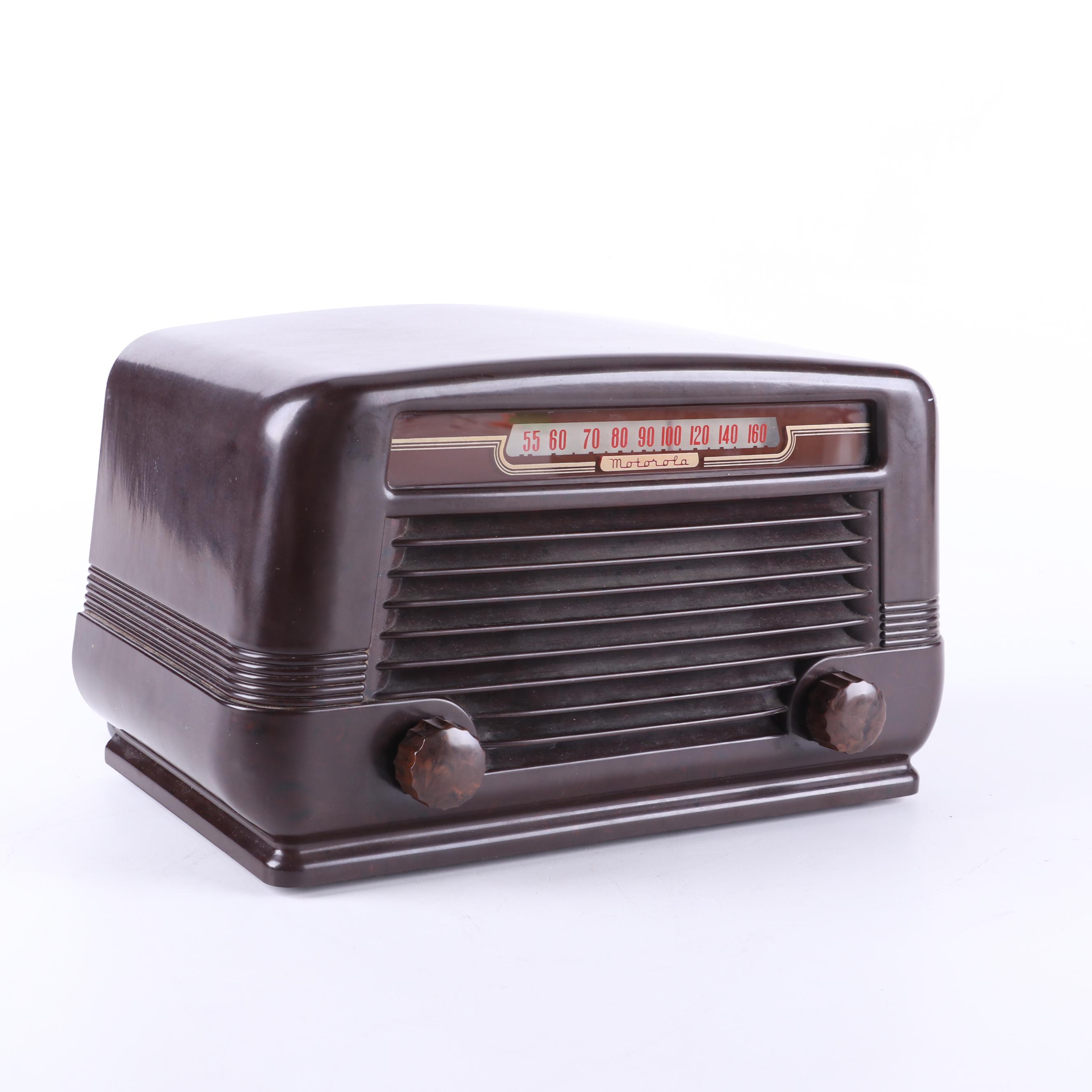 Motorola, Trav-Ler and General Electric Radios, Mid-20th Century