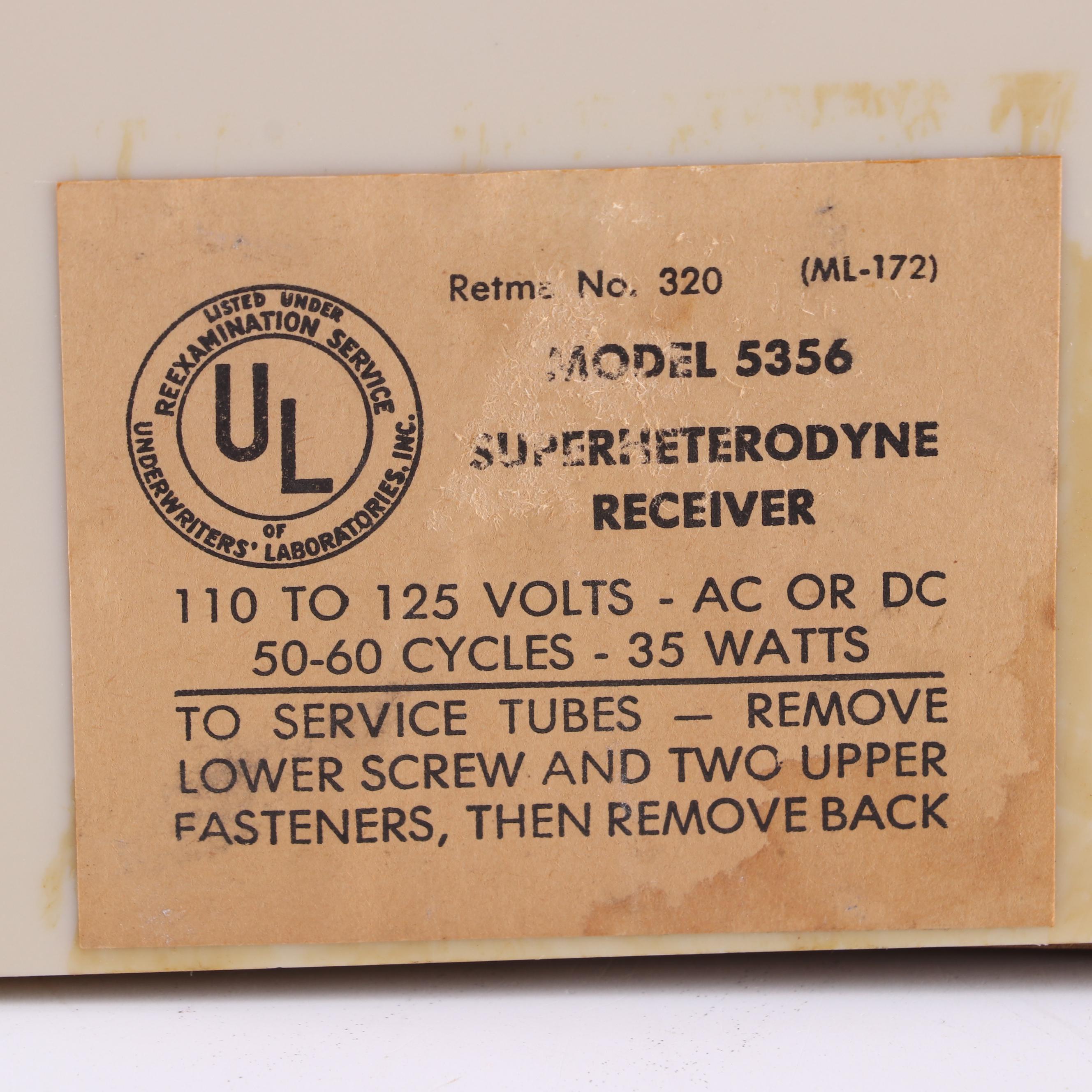 Motorola, Trav-Ler and General Electric Radios, Mid-20th Century
