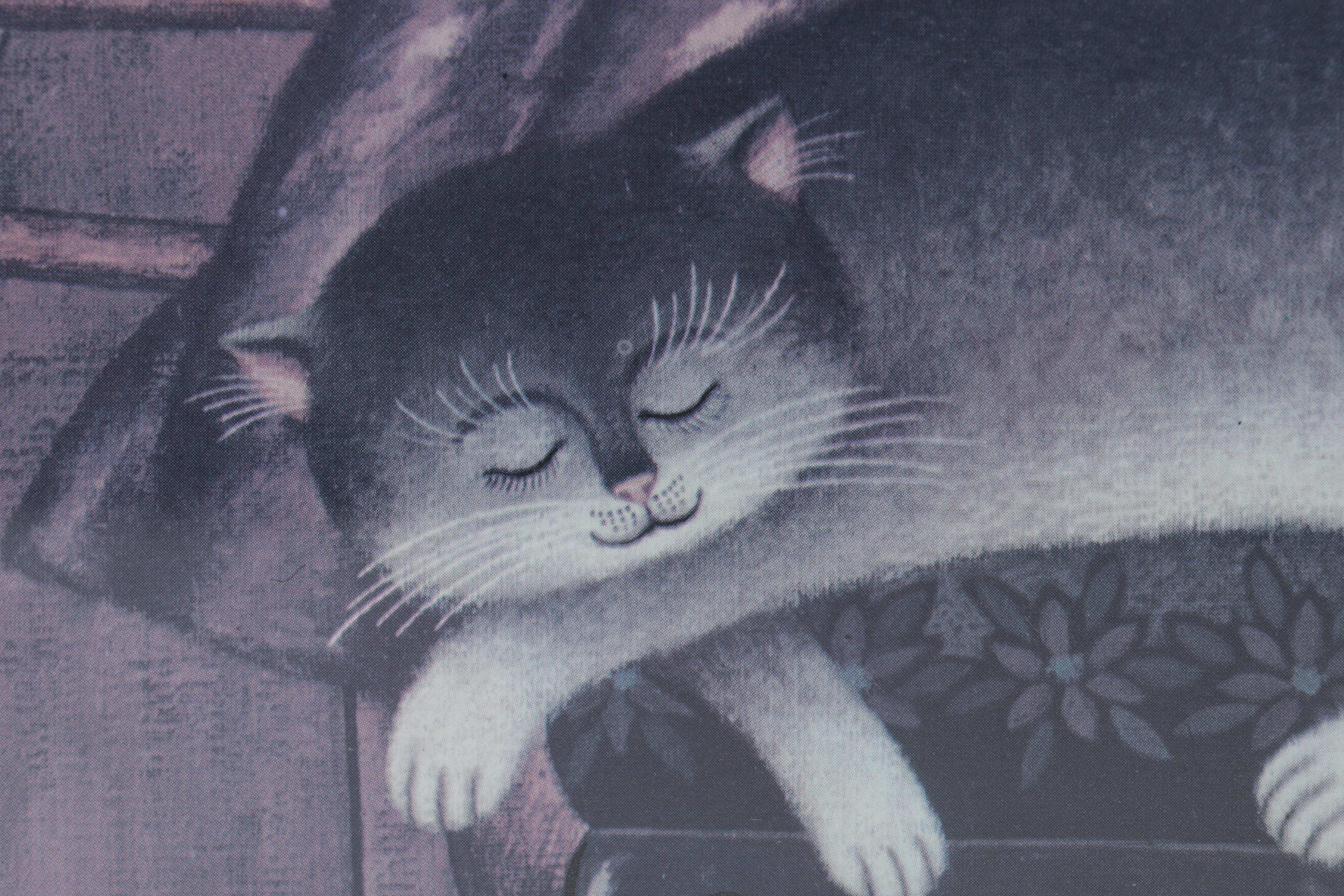 Family Portrait Folk Art Offset Lithographs After Charles Wysocki, Circa 1985