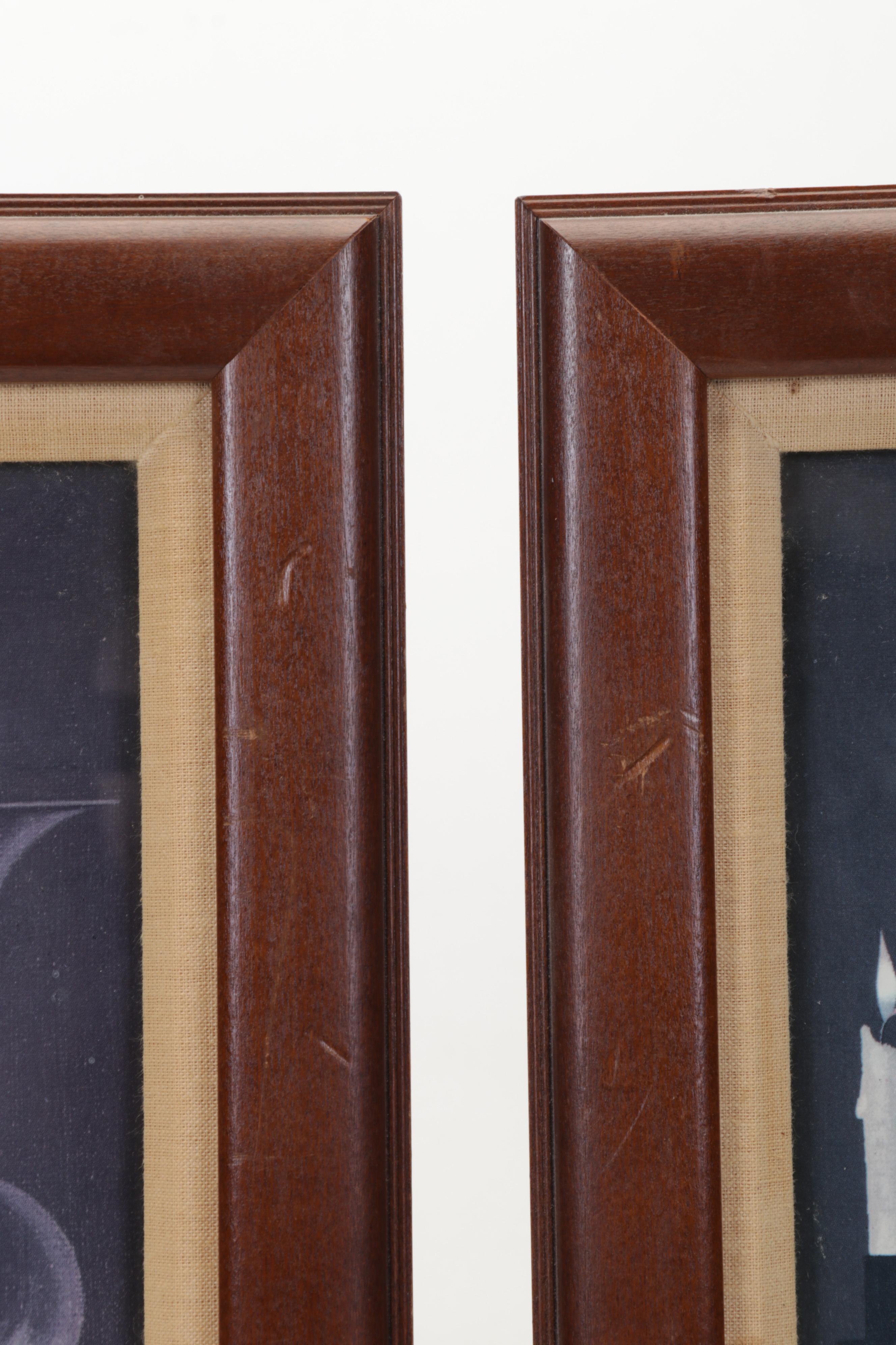 Family Portrait Folk Art Offset Lithographs After Charles Wysocki, Circa 1985