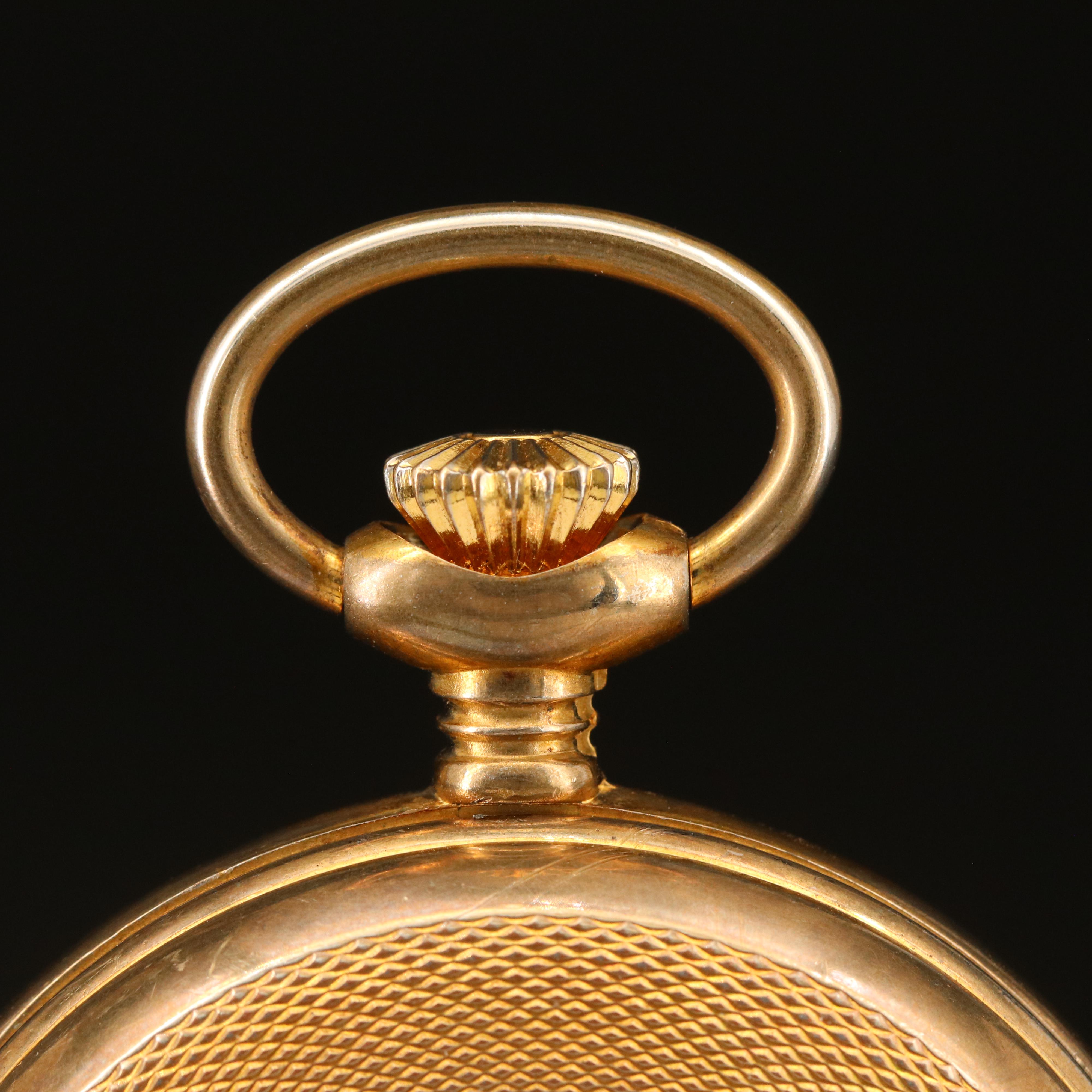 Cortebert Gold-Filled Swiss Pocket Watch