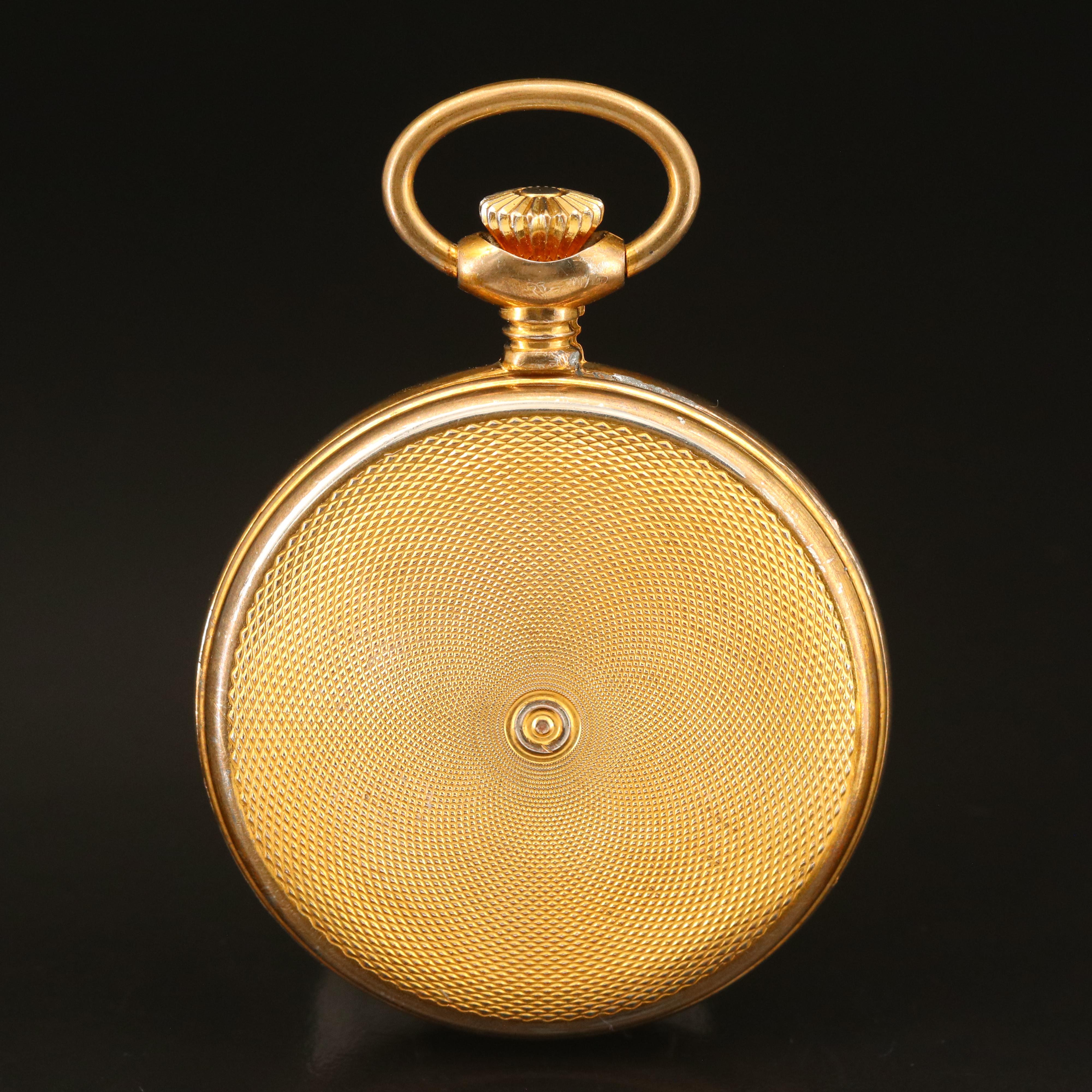 Cortebert Gold-Filled Swiss Pocket Watch