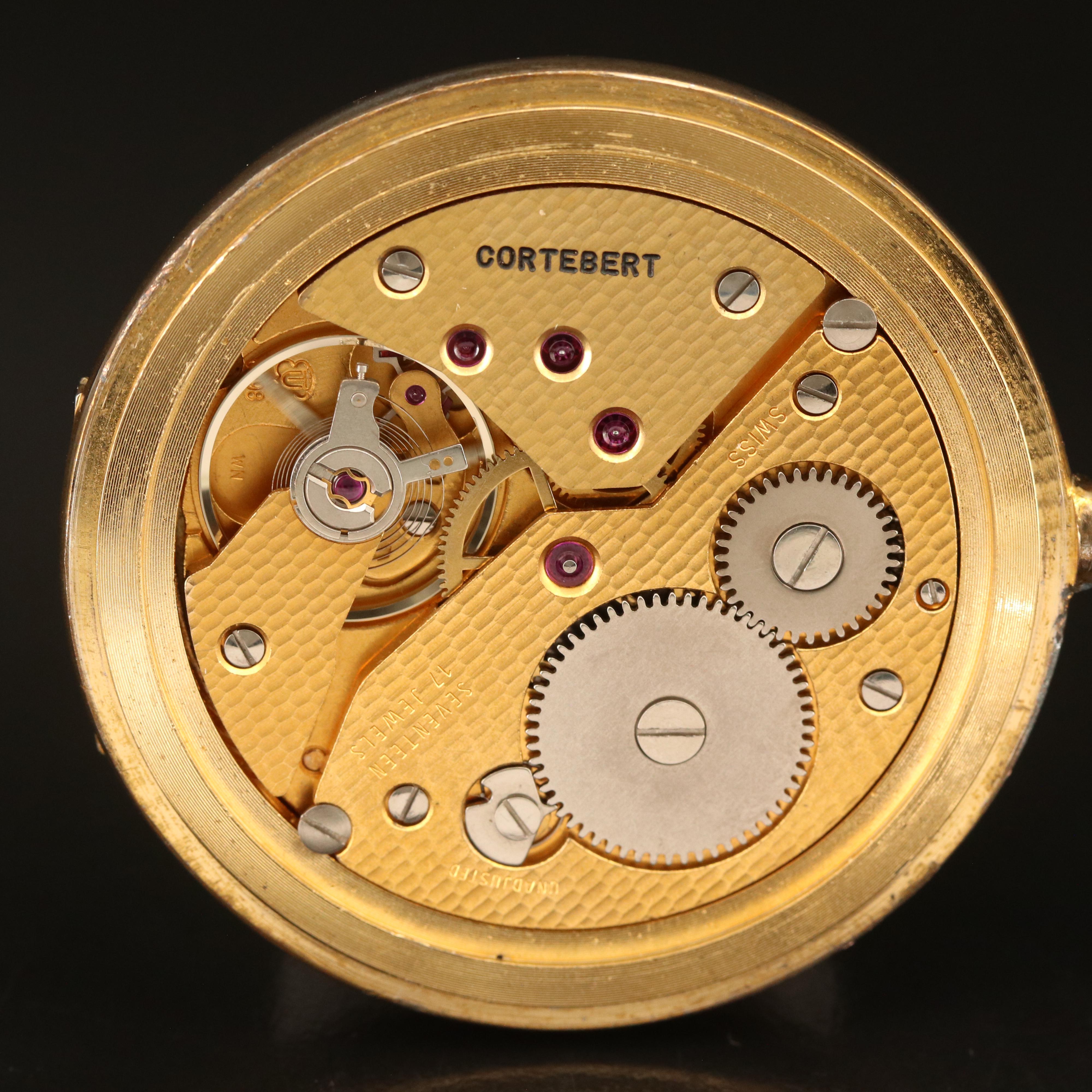 Cortebert Gold-Filled Swiss Pocket Watch