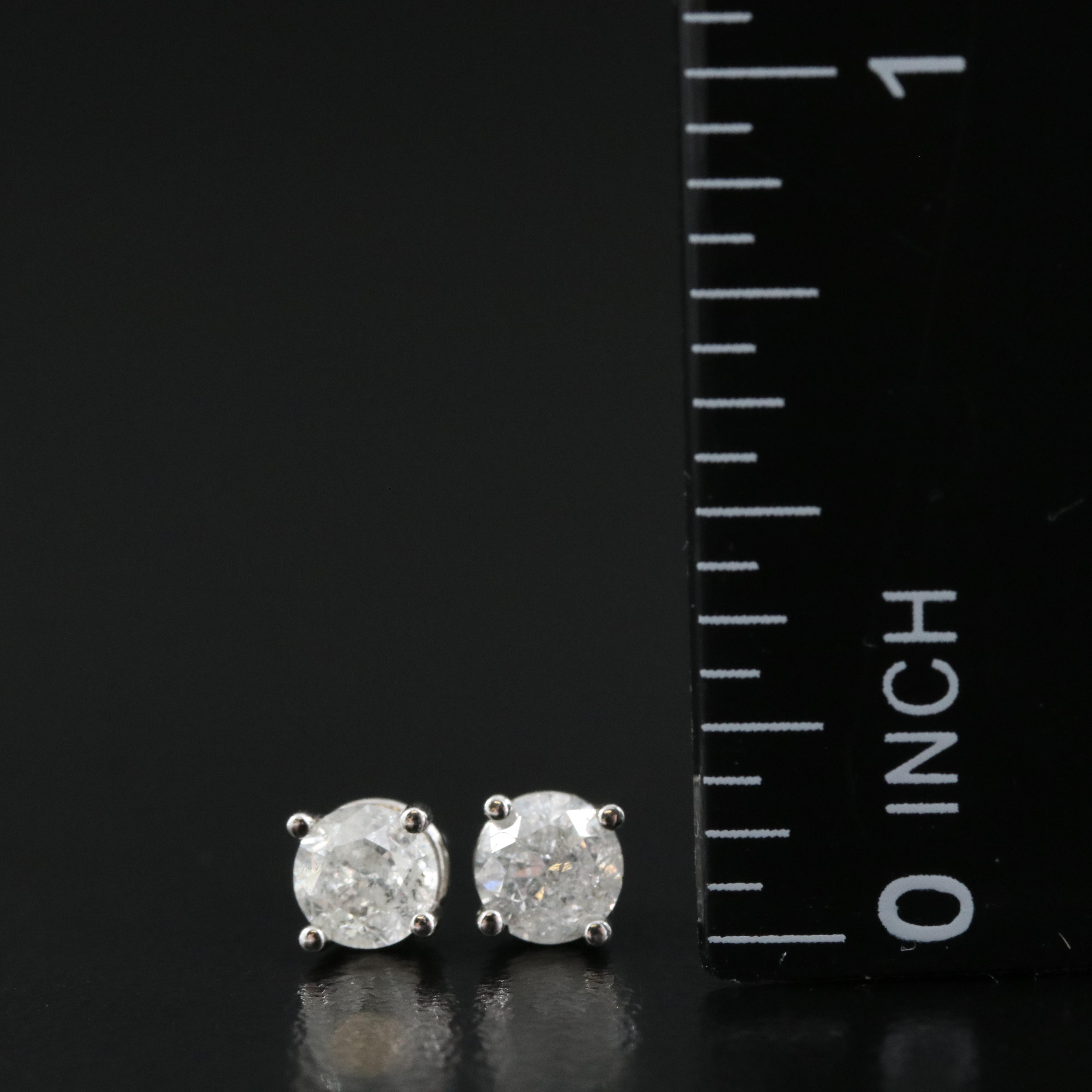 14K 0.64 CTW Diamond Stud Earrings