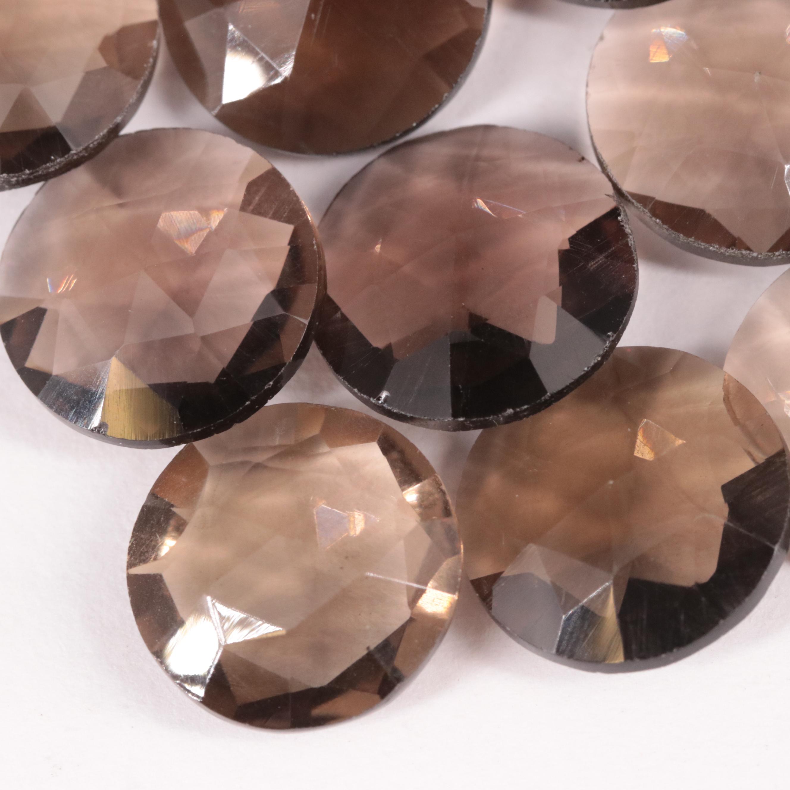 Loose 56.33 CTW Smoky Quartz