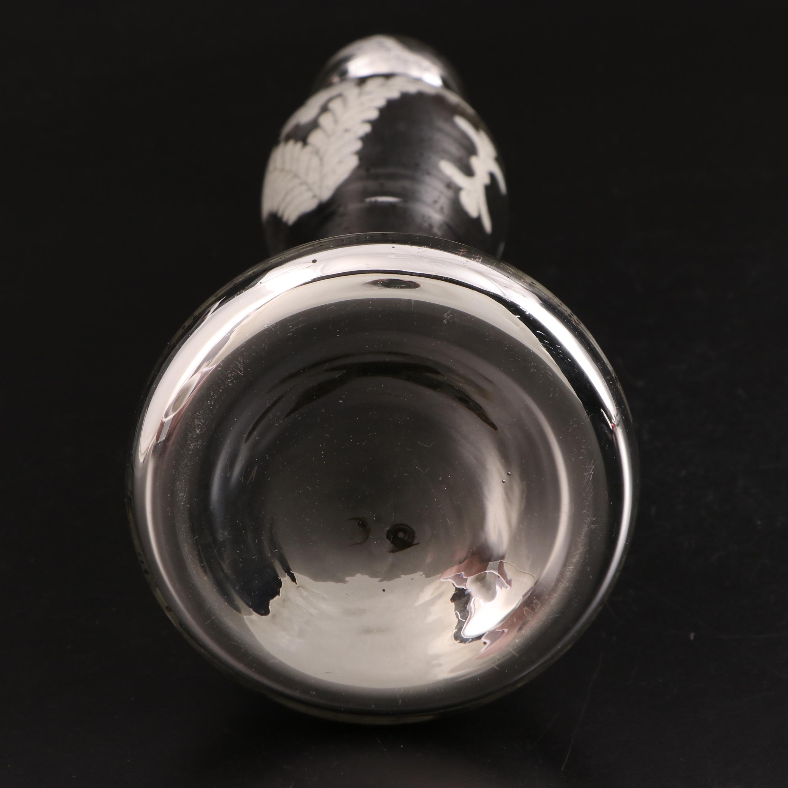 Mercury Glass Orb, Tea Light Holder, Vase, and Perfume Bottle