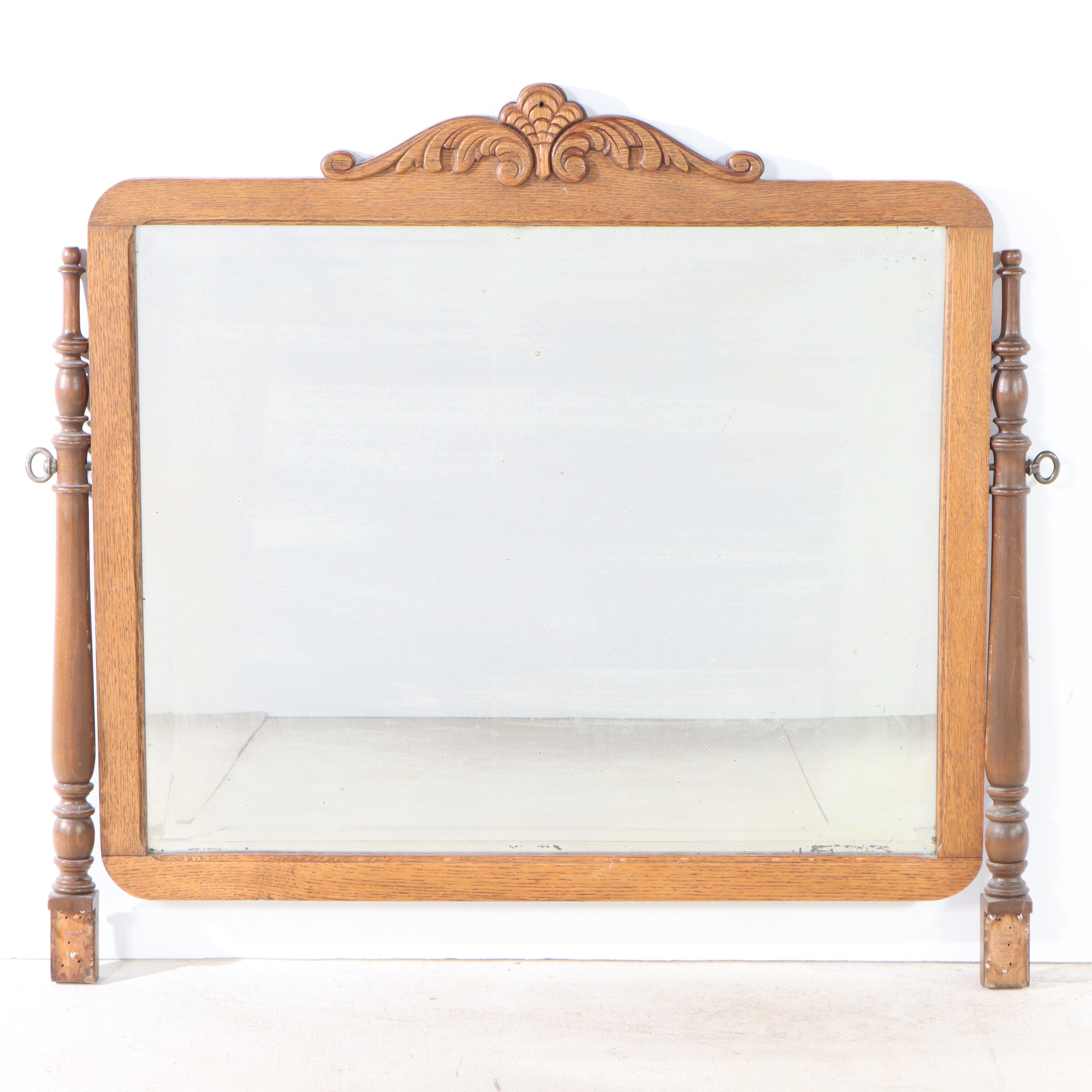 Late Victorian Oak Four-Drawer Dresser, Late 19th/Early 20th Century