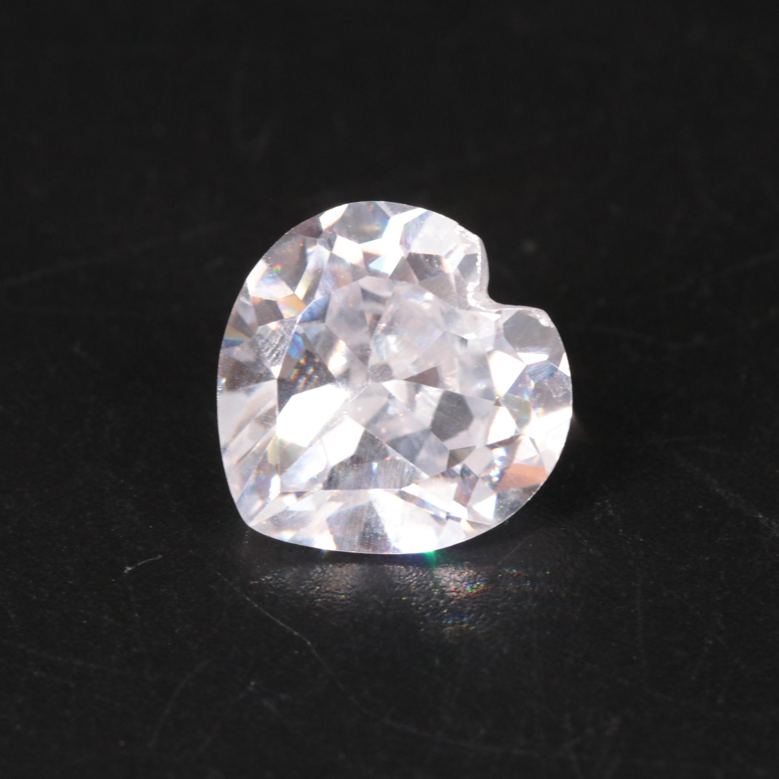 Loose 10.55 CT Cubic Zirconia