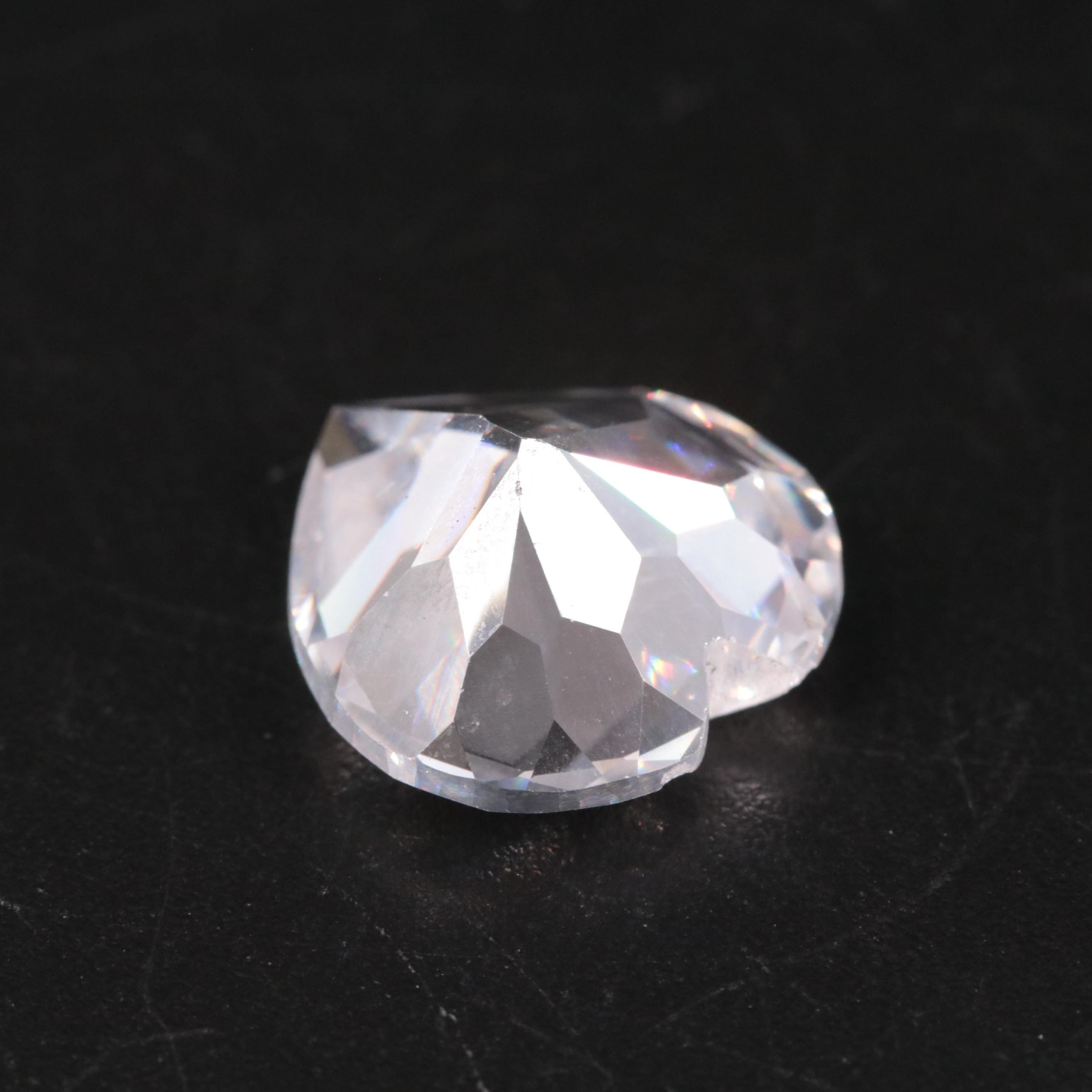 Loose 10.55 CT Cubic Zirconia
